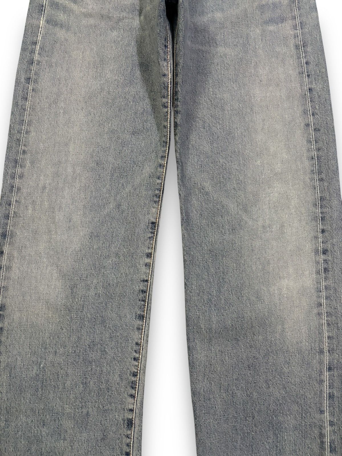 Edwin Vintage Edwin 505X Selvedge Blue Washed Straight Leg Jeans Size US 30 / EU 46 - 7 Thumbnail