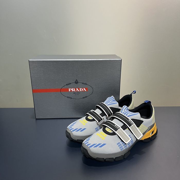 Prada double strap outlet sneakers