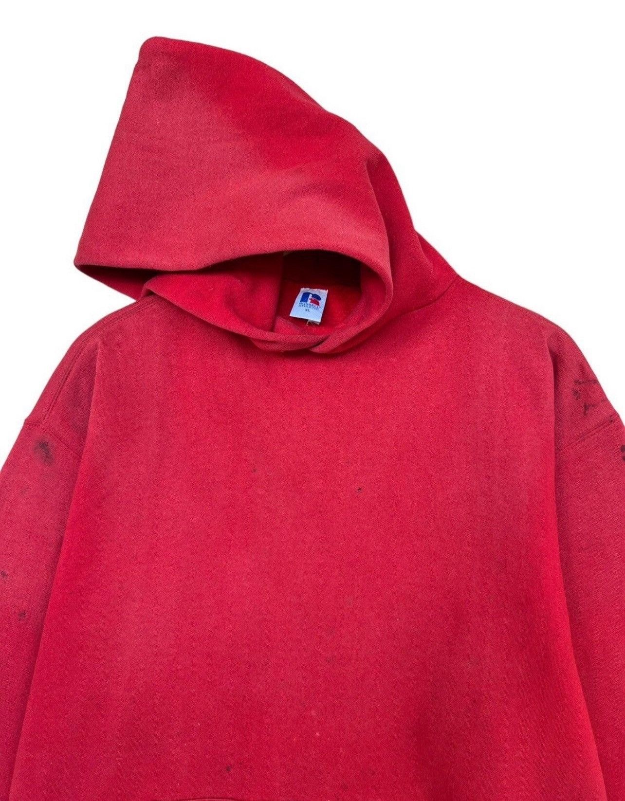 Russell Athletic Vintage 90s Russell Sun Faded Distressed Baggy Boxy Hoodie Size US L / EU 52-54 / 3 - 4 Thumbnail