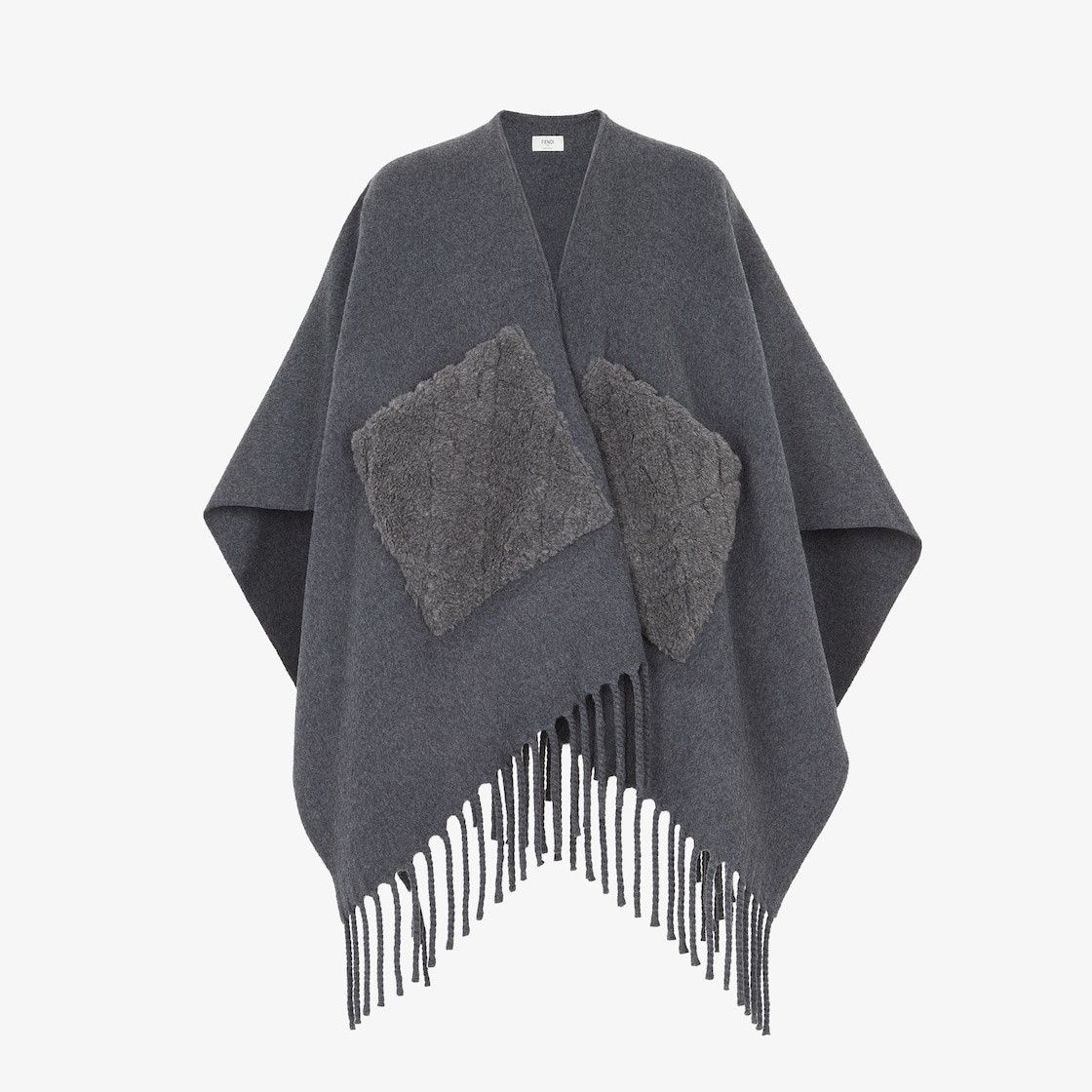 Fendi o1loc1c0824 Poncho in Dark Grey Size XL / US 12-14 / IT 48-50 - 1 Thumbnail