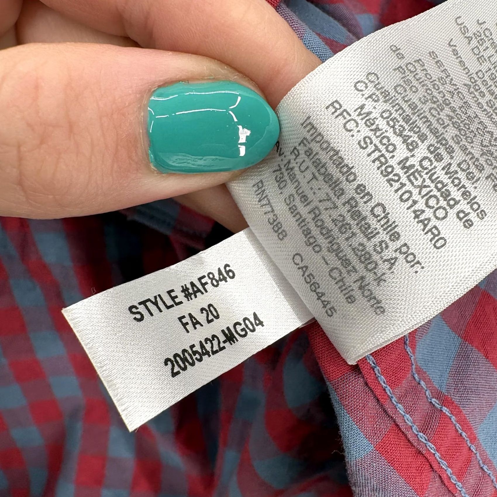J.Crew J.Crew Shirt Mens M Red Check Long Sleeve Button-Up Slim Stretch Casual Modern Size US M / EU 48-50 / 2 - 7 Thumbnail