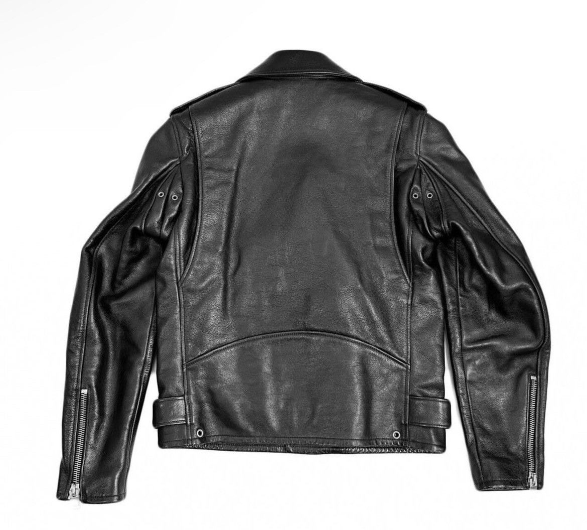 Hedi Slimane × Saint Laurent Paris 13FW Heritage Calf L17 Leather Biker Jacket sz46 Size US S / EU 44-46 / 1 - 3 Thumbnail