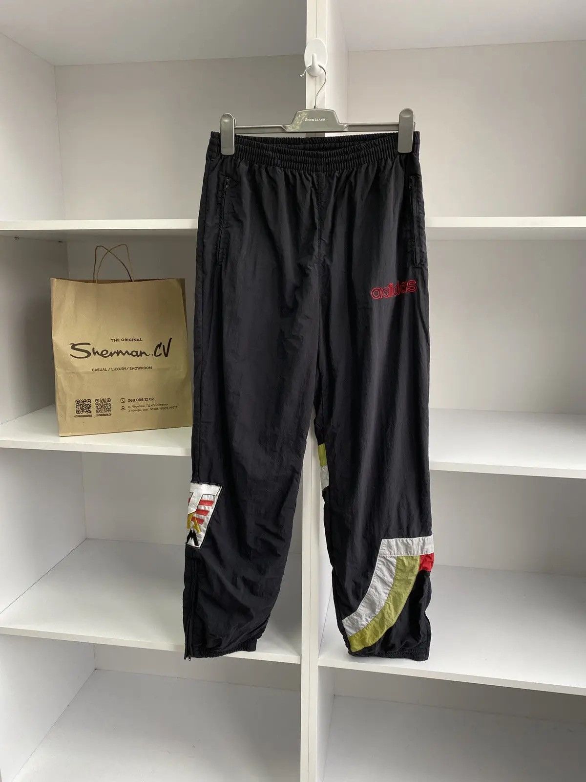 Adidas × Vintage Vintage 90's Adidas Vintage Men's Pants Size US 31 - 2 Thumbnail