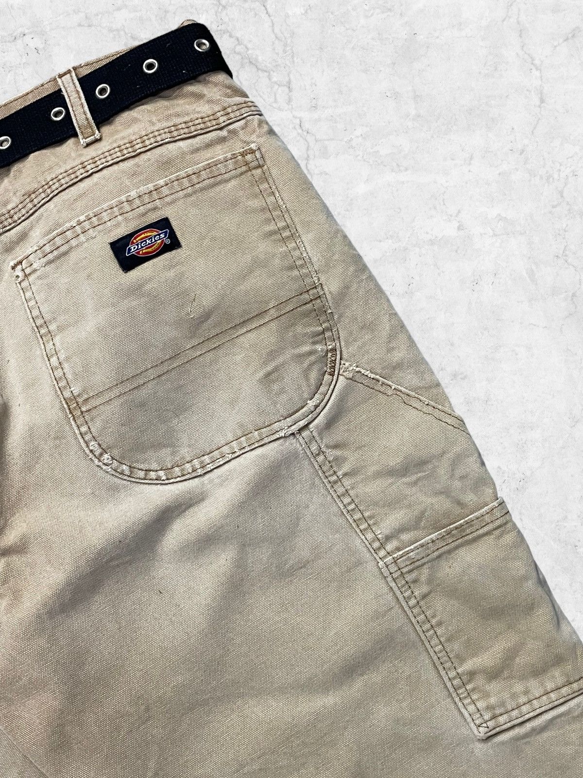 Dickies × Vintage Vintage Dickies Carpenters Distressed Flannel Lined Belted Size US 36 / EU 52 - 13 Thumbnail
