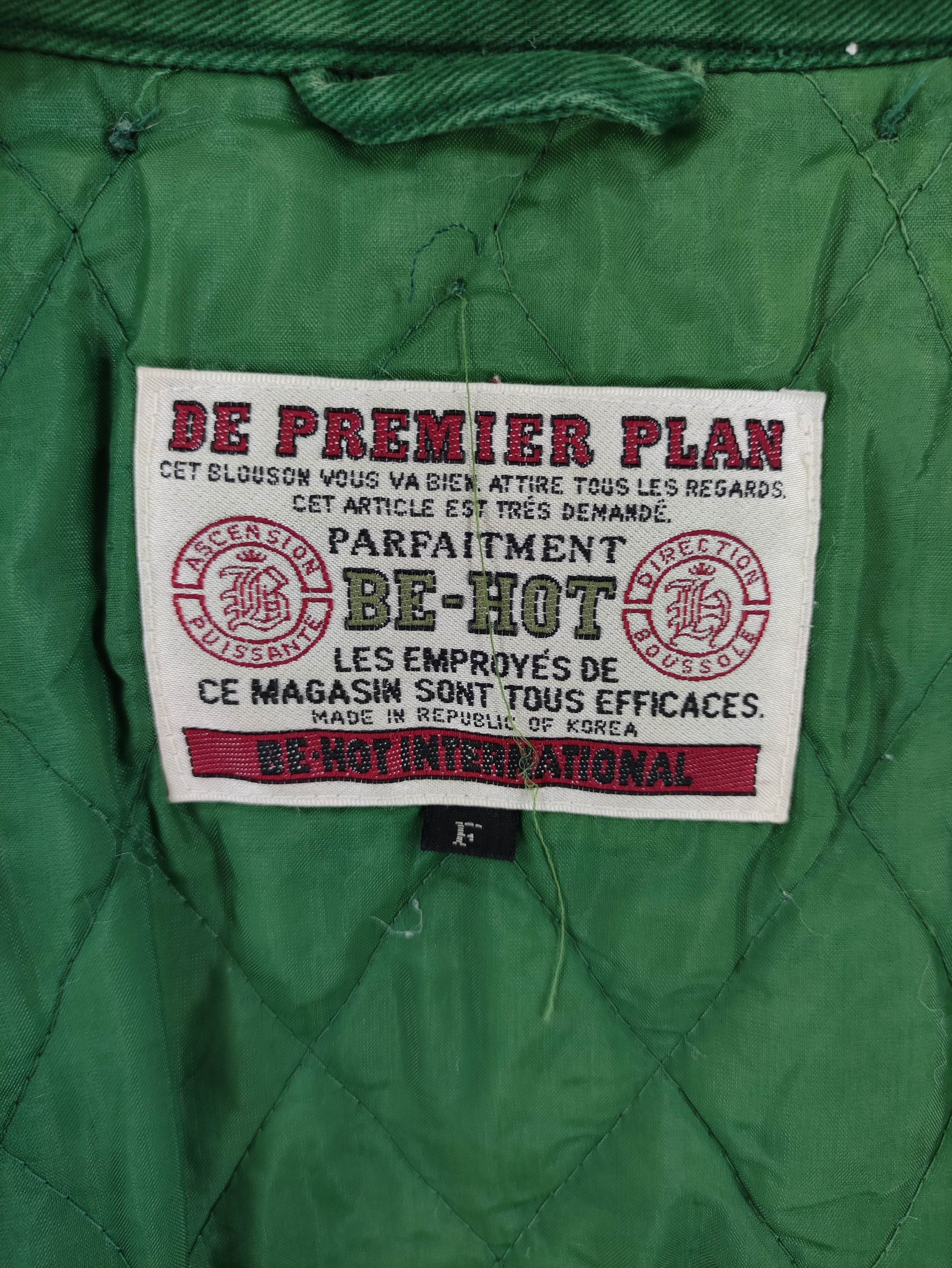 Japanese Brand Vintage Be-Hot Bomber Jacket Embroidered Logo Zipper Size US L / EU 52-54 / 3 - 9 Thumbnail