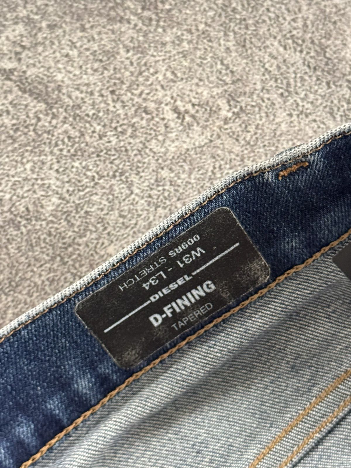 Diesel Diesel 31/34 D-Fining denim pants jeans trousers distressed Size US 31 - 11 Thumbnail