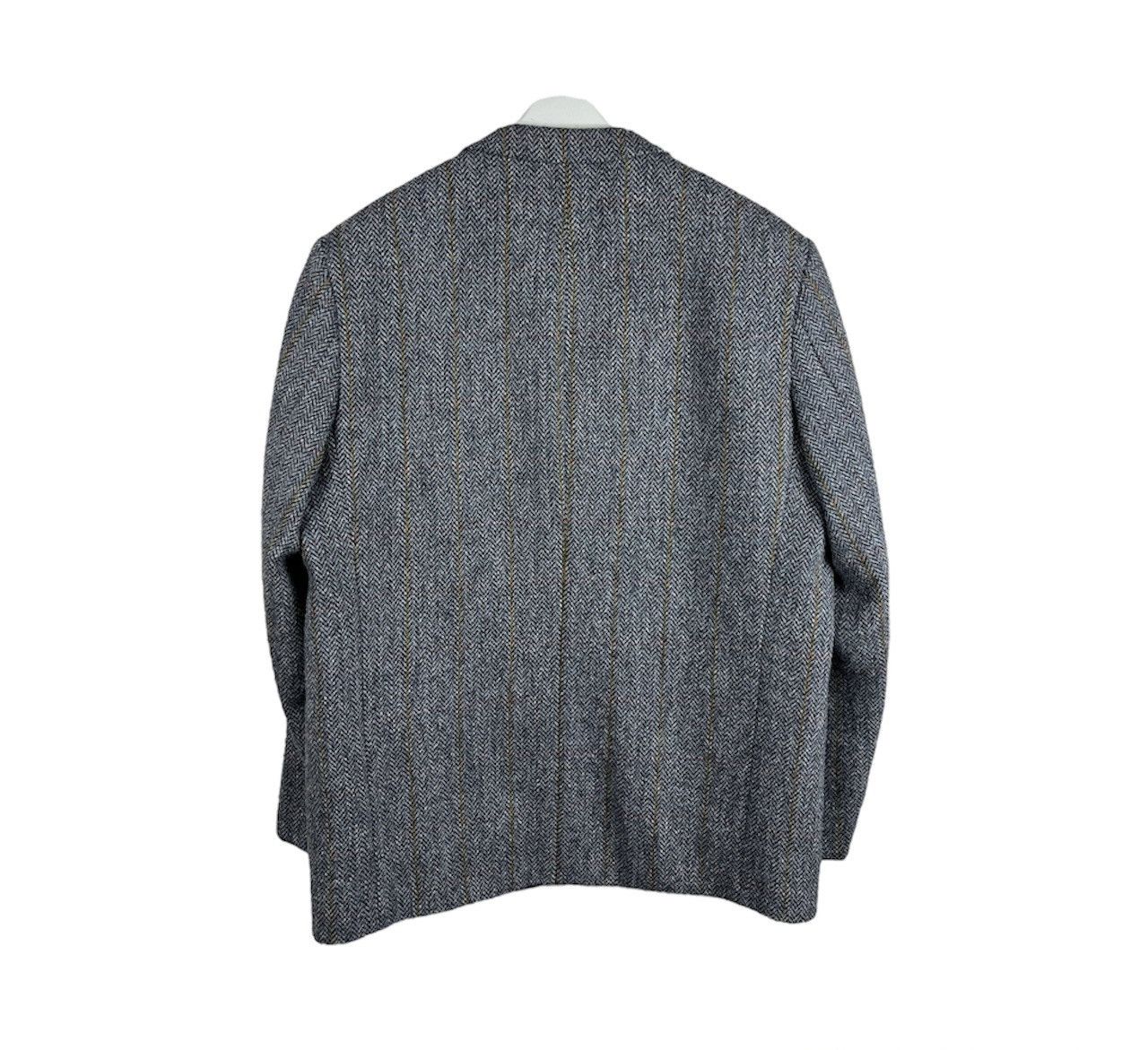 Harris Tweed × Vintage Vintage Harris Tweed wool herringbone coat jacket pattern Size US XL / EU 56 / 4 - 2 Thumbnail