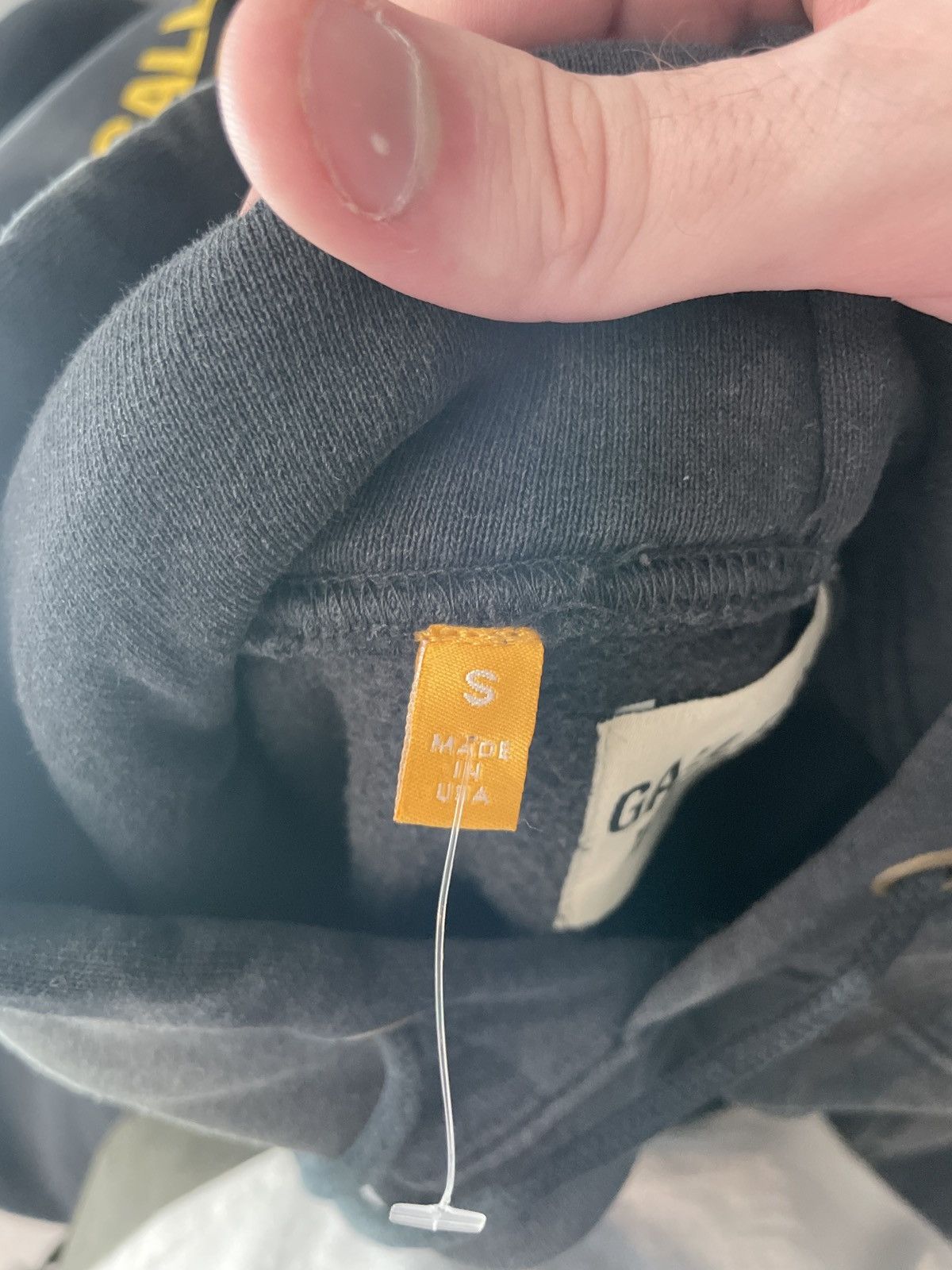 Gallery Dept. Gallery Dept. Sun Faded Black Hooded Sweatshirt S Size US S / EU 44-46 / 1 - 5 Thumbnail