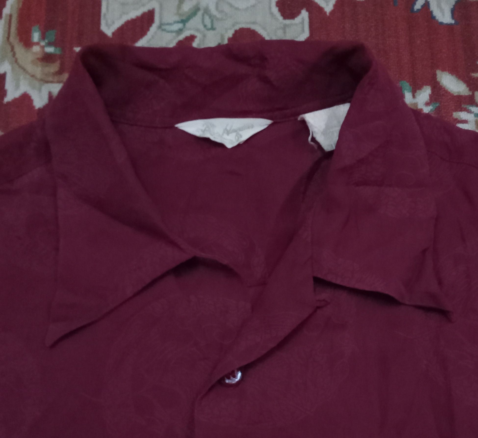 Big John × Vintage Vintage Big John Very Rare Silk Dragon Motive Shirt Size US M / EU 48-50 / 2 - 5 Thumbnail