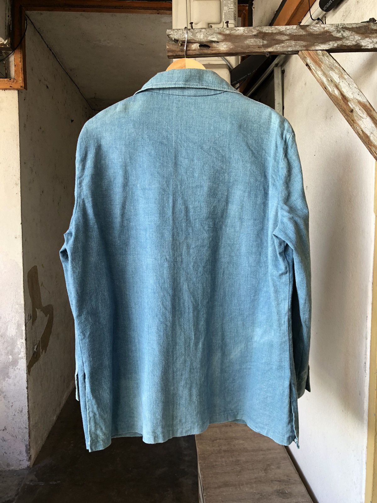 Sears Vintage 70s Sears Thick Denim Western Shirt Size US L / EU 52-54 / 3 - 2 Thumbnail