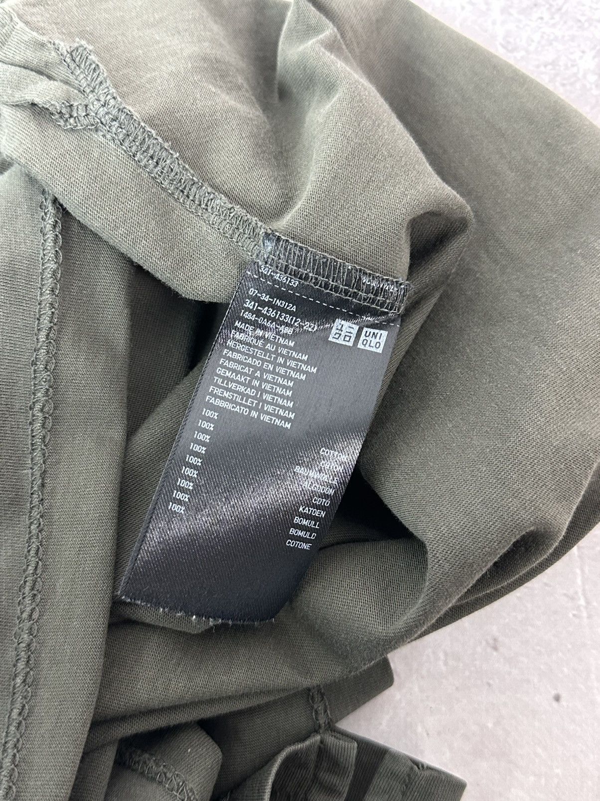 Jil Sander Jil Sander Uniqlo Basic Cotton Khaki Short Sleeve Size US M / EU 48-50 / 2 - 7 Thumbnail