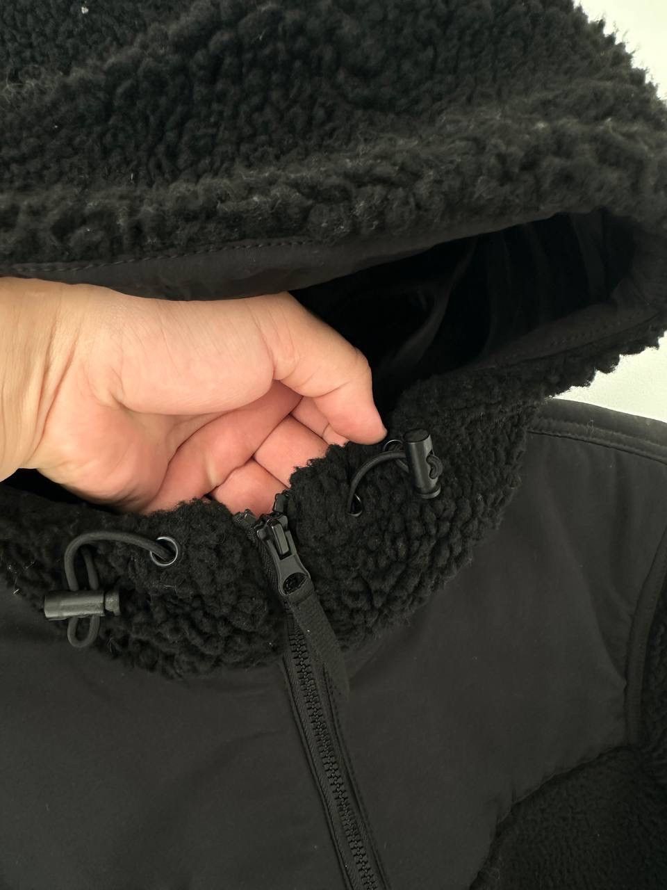 Japanese Brand × Vintage Vintage Teddy Black Fleece Faux Fur Stussy Style Jacket Size US M / EU 48-50 / 2 - 7 Thumbnail