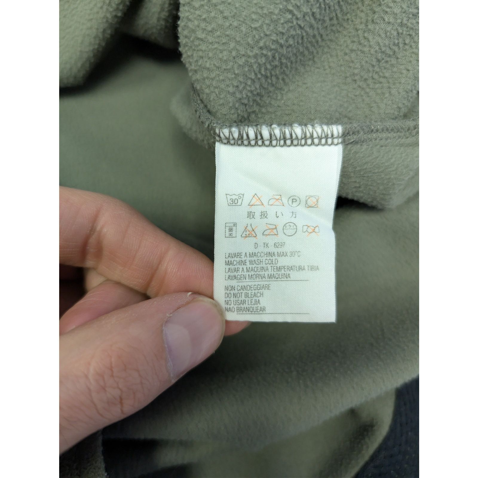 Ermenegildo Zegna o1rshd1 CC20 Mens Large Green Fleece Sport Jacket in Grey Size US L / EU 52-54 / 3 - 18 Thumbnail
