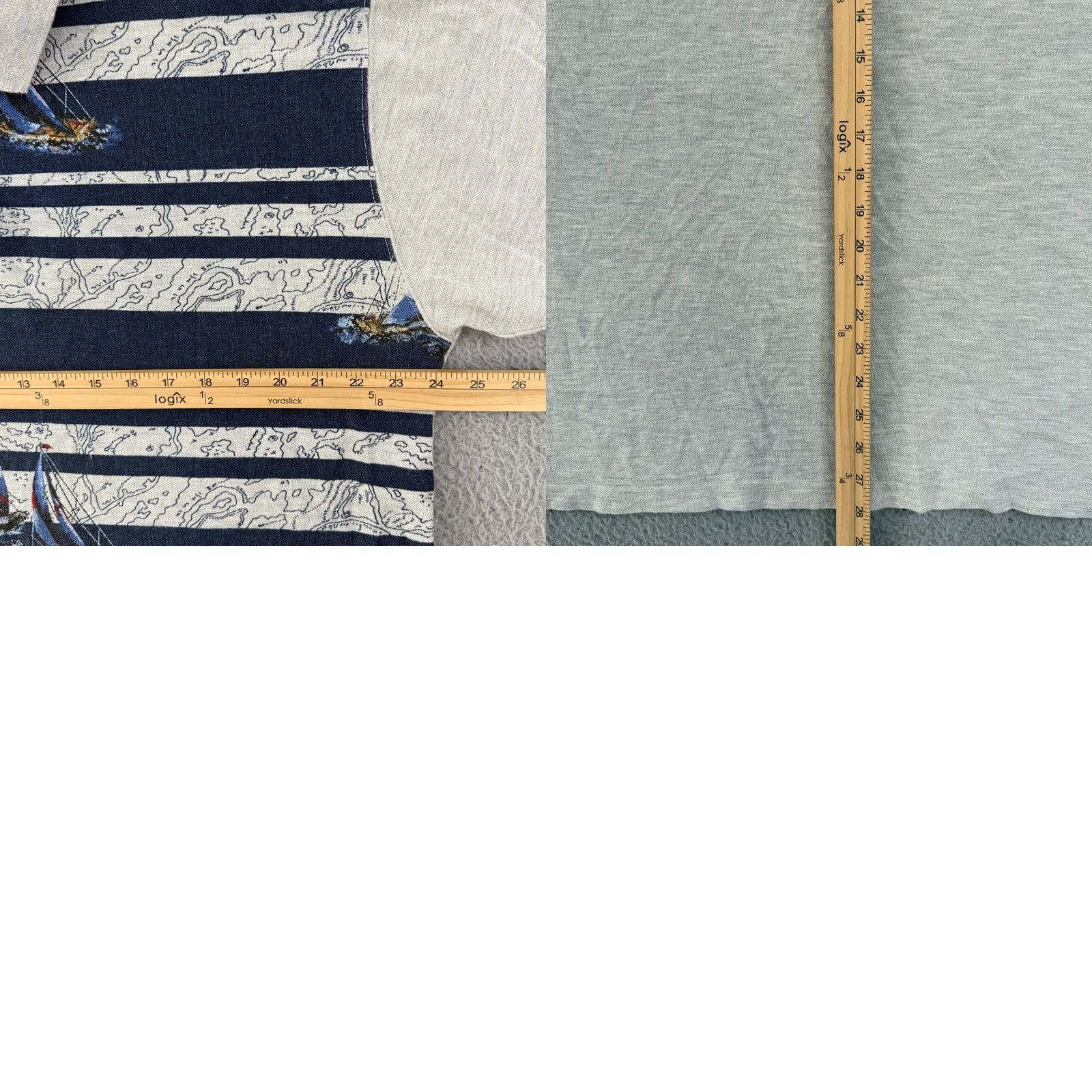 Vintage VTG Regatta Shirt Mens Large Striped Polo Short Sleeve Nautical Preppy Beach Regatta Targeted Cotton Blue Mens Polo Shirt Size US L / EU 52-54 / 3 - 8 Thumbnail