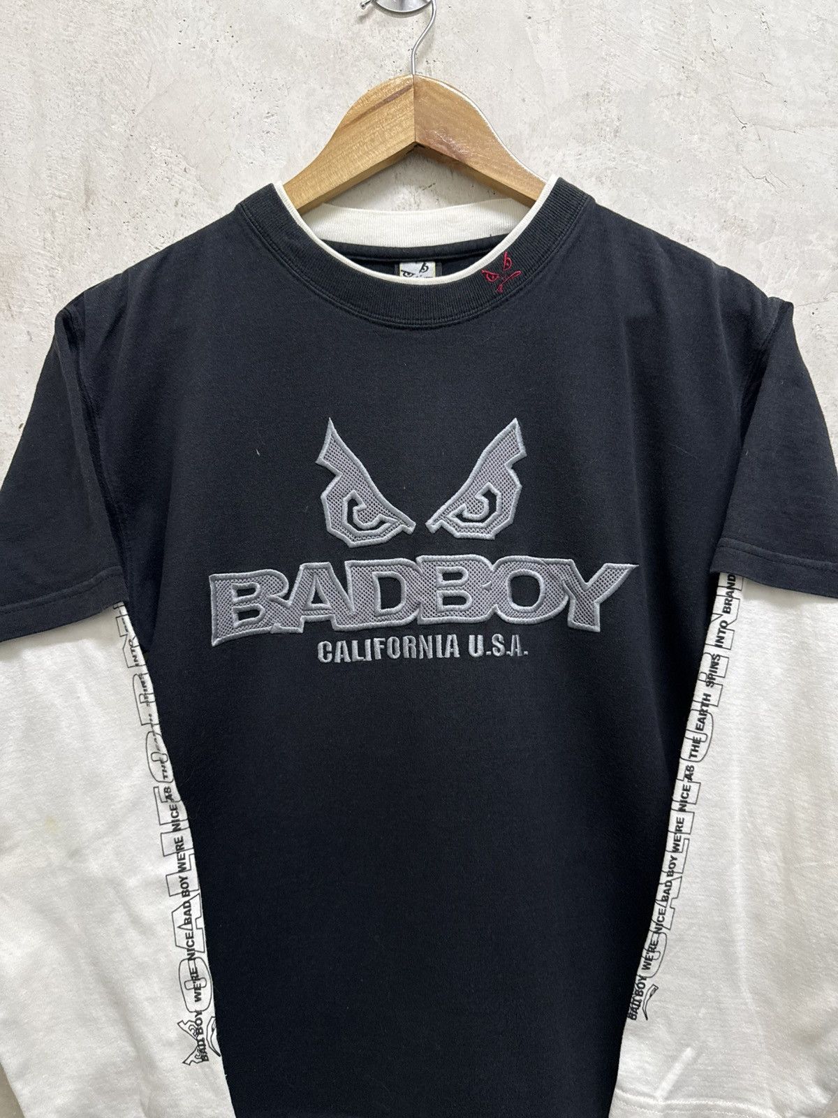 Vintage 2000s Bad Boy Double Layer L/S Tees Size US S / EU 44-46 / 1 - 2 Thumbnail