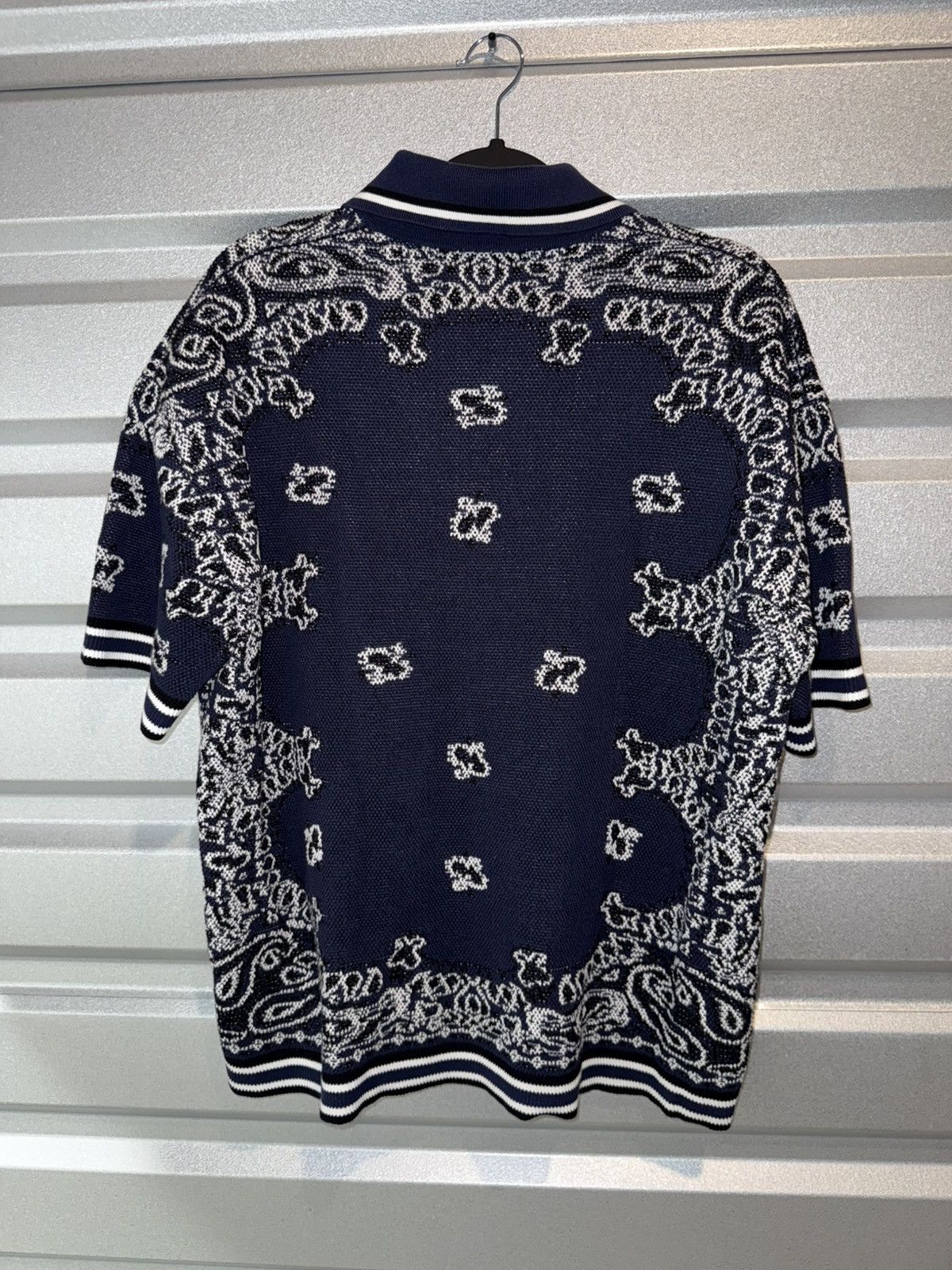 Amiri Amiri Blue Bandana Polo size Large Size US L / EU 52-54 / 3 - 2 Thumbnail