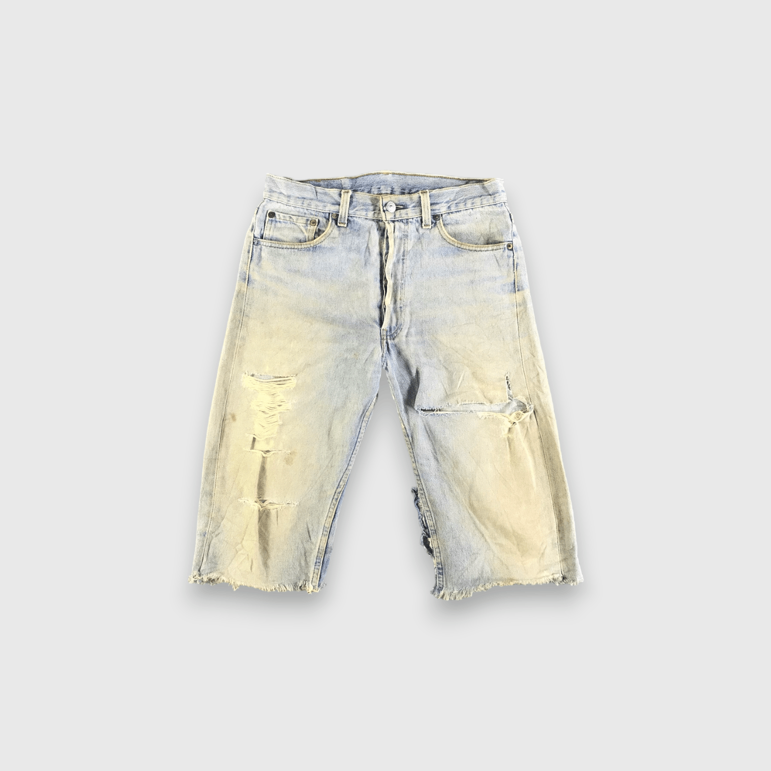 Levi's × Vintage Vintage 90s Light Wash Levis 501 Jeans-J3953 Size US 30 / EU 46 - 1 Thumbnail
