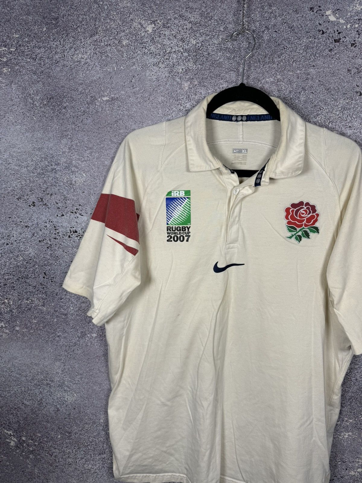 Nike × Vintage nike ENGLAND Rugby Union Jersey World Cup 2007 Shirt SIZE XL Size US XL / EU 56 / 4 - 3 Thumbnail