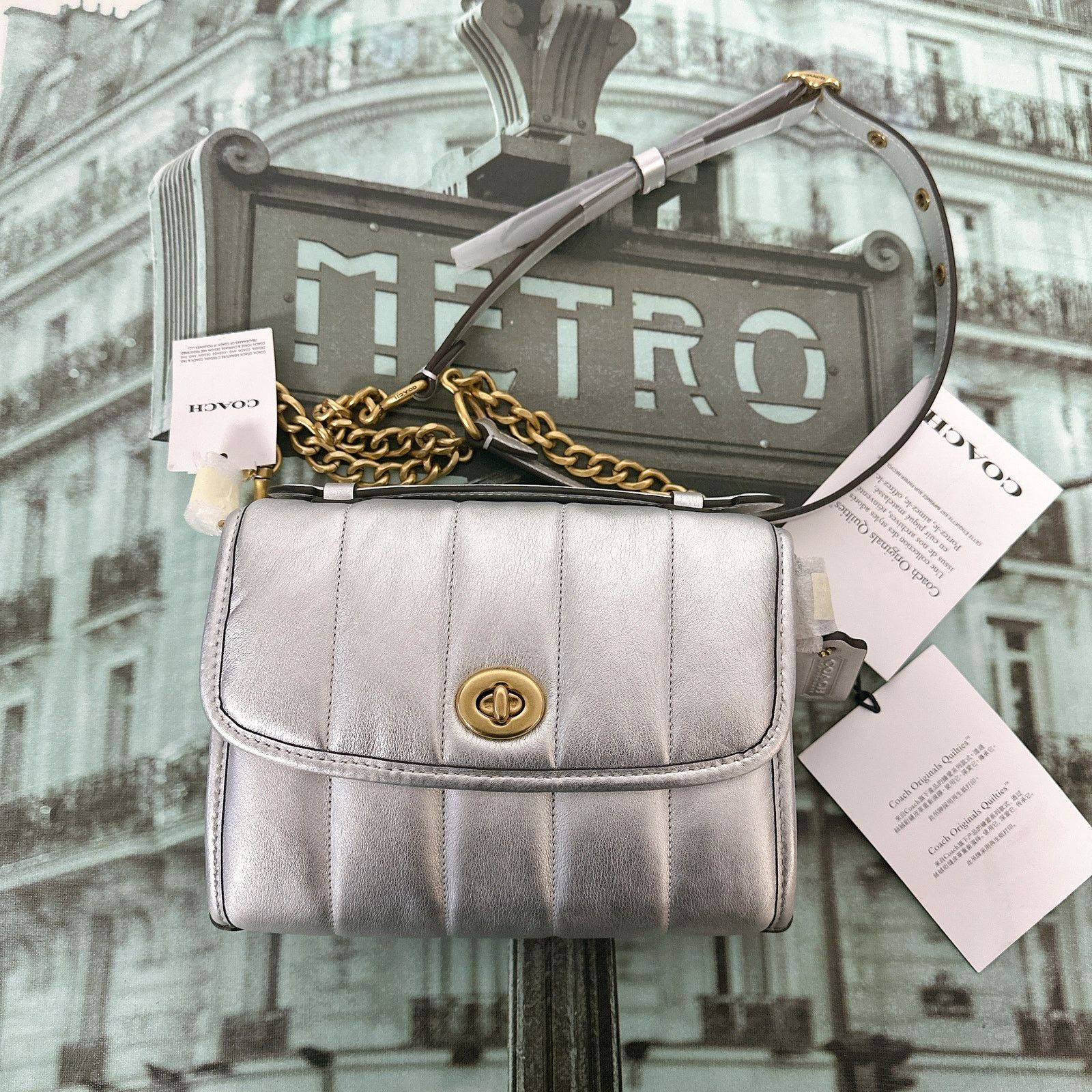 Coach Coach C6730 Kip Turnlock Crossbody With Quilting Size ONE SIZE - 1 Thumbnail