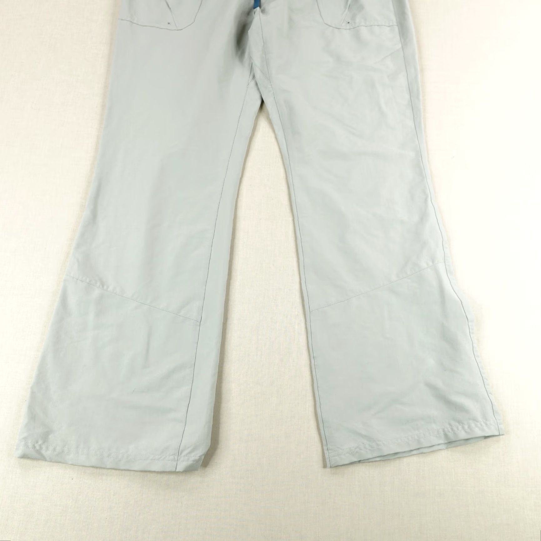 Vintage Simms Pants Mens XL Gray Windbreaker Bootcut Performance Casual Nylon Spandex Breathable Pockets 32in Inseam Mens Size US 36 / EU 52 - 3 Thumbnail