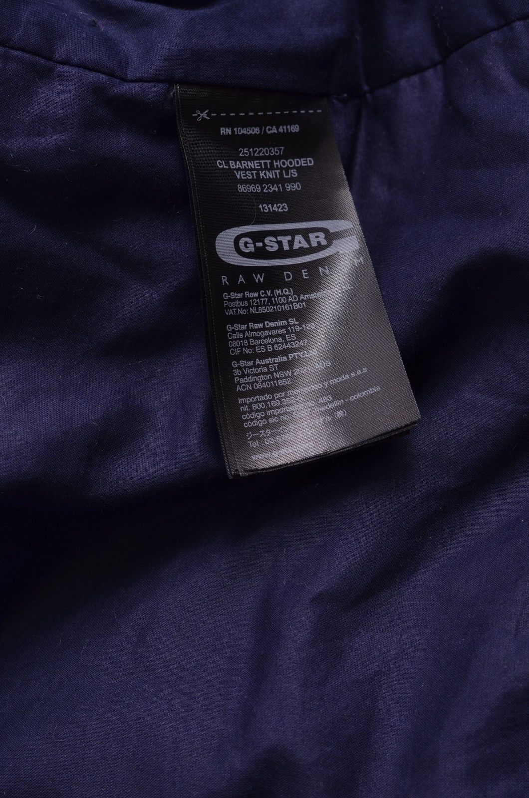G-Star G Star Raw Wool Nylon Jacket Big Logo Barnett hooded Size US L / EU 52-54 / 3 - 5 Thumbnail