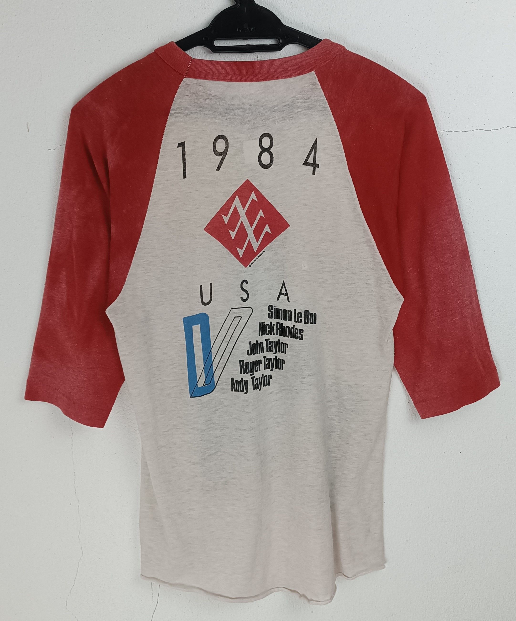 Vintage VINTAGE '84 DURAN DURAN 7 RAGED TIGER FADED 3Q TEE VERY RARE Size US S / EU 44-46 / 1 - 4 Thumbnail