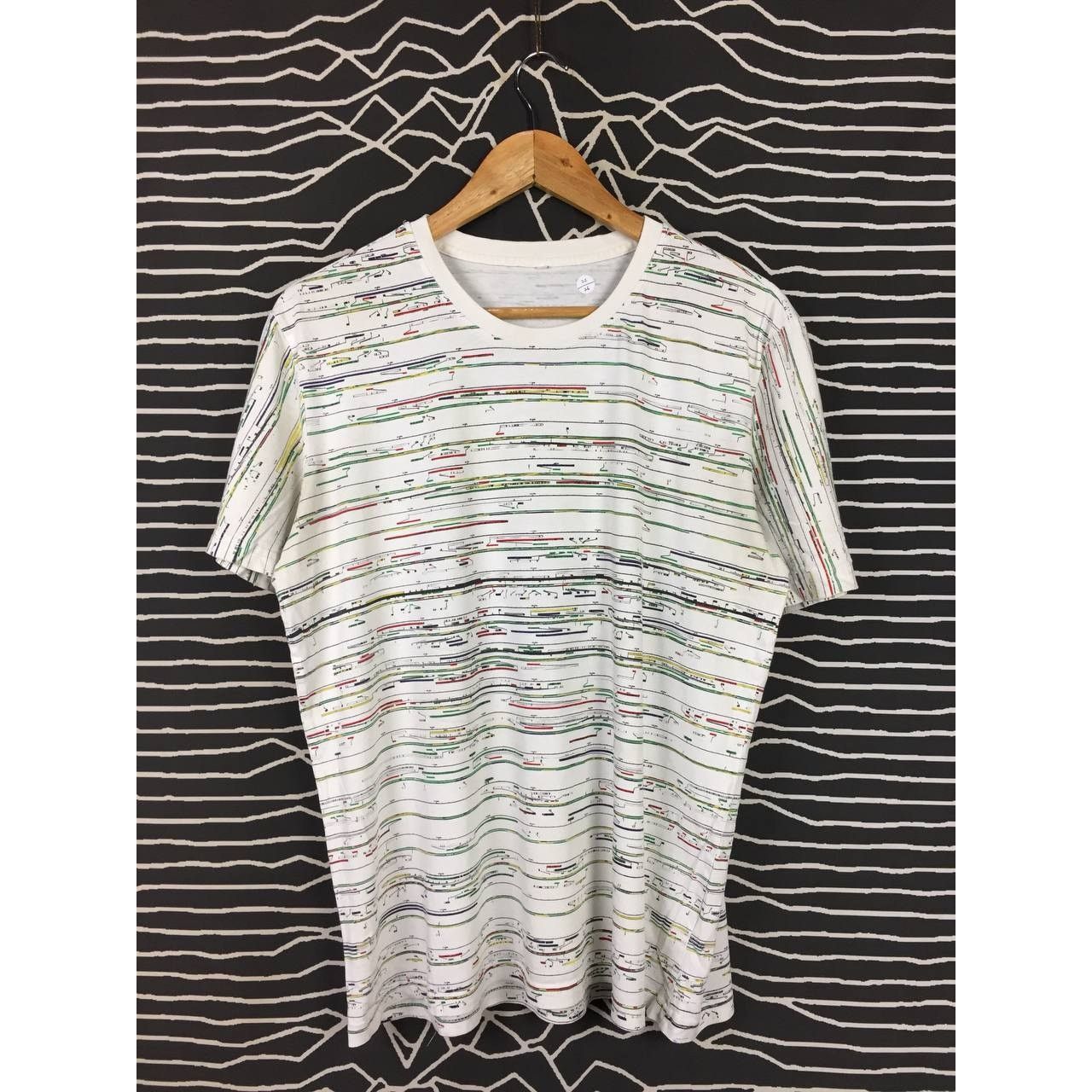 Arts & Science Science Abstract Data Chart Pattern All Over Print Tee Size US L / EU 52-54 / 3 - 1 Thumbnail