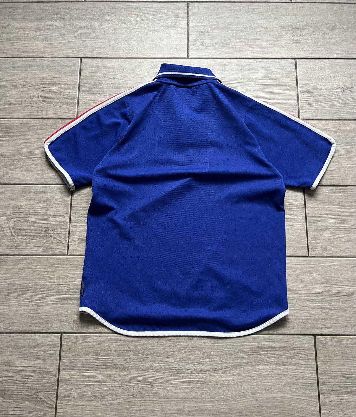 Adidas × Vintage FRANCE 2000 2002 HOME FOOTBALL SOCCER JERSEY ADIDAS sz XL Size US XL / EU 56 / 4 - 11 Thumbnail