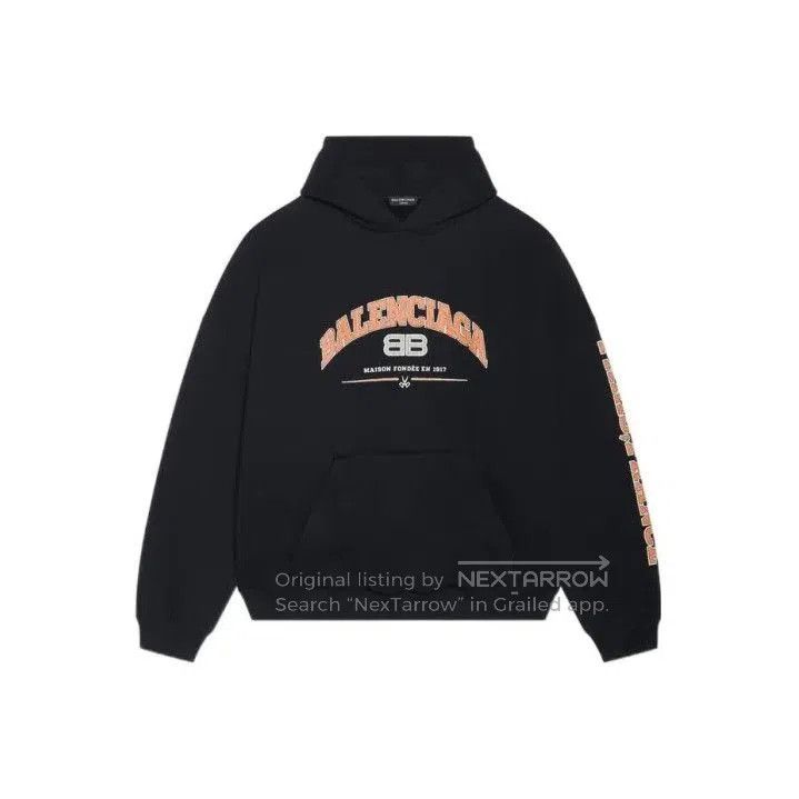 Balenciaga Balenciaga Black Logo Hoodie for Men. Size US M / EU 48-50 / 2 - 2 Thumbnail