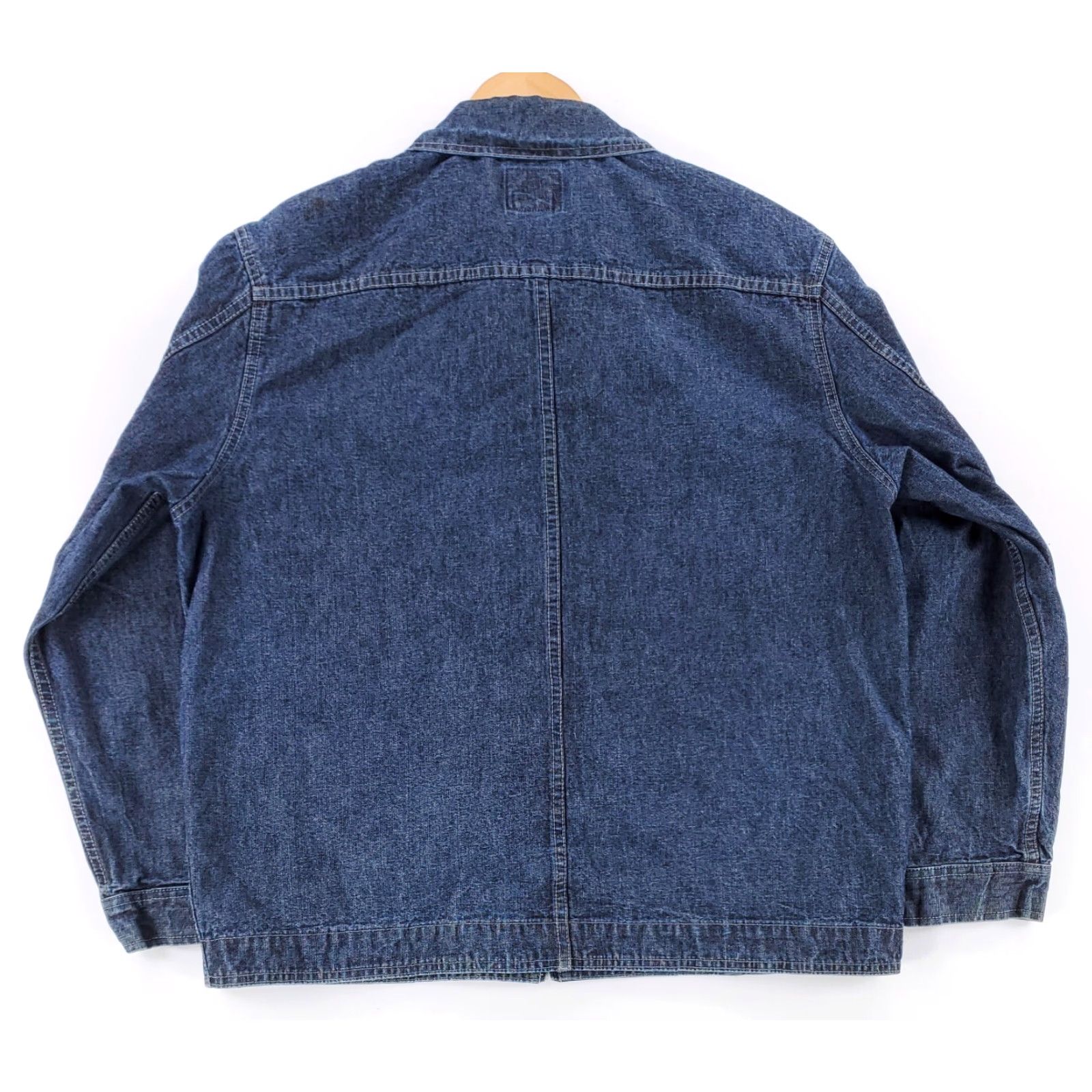 Levi's VINTAGE Levi's Silvertab VTG 90s Denim Full Zip Jacket Long Sleeve Mens L Blue Denim Full Zip Jacket Mens L Size US L / EU 52-54 / 3 - 5 Thumbnail