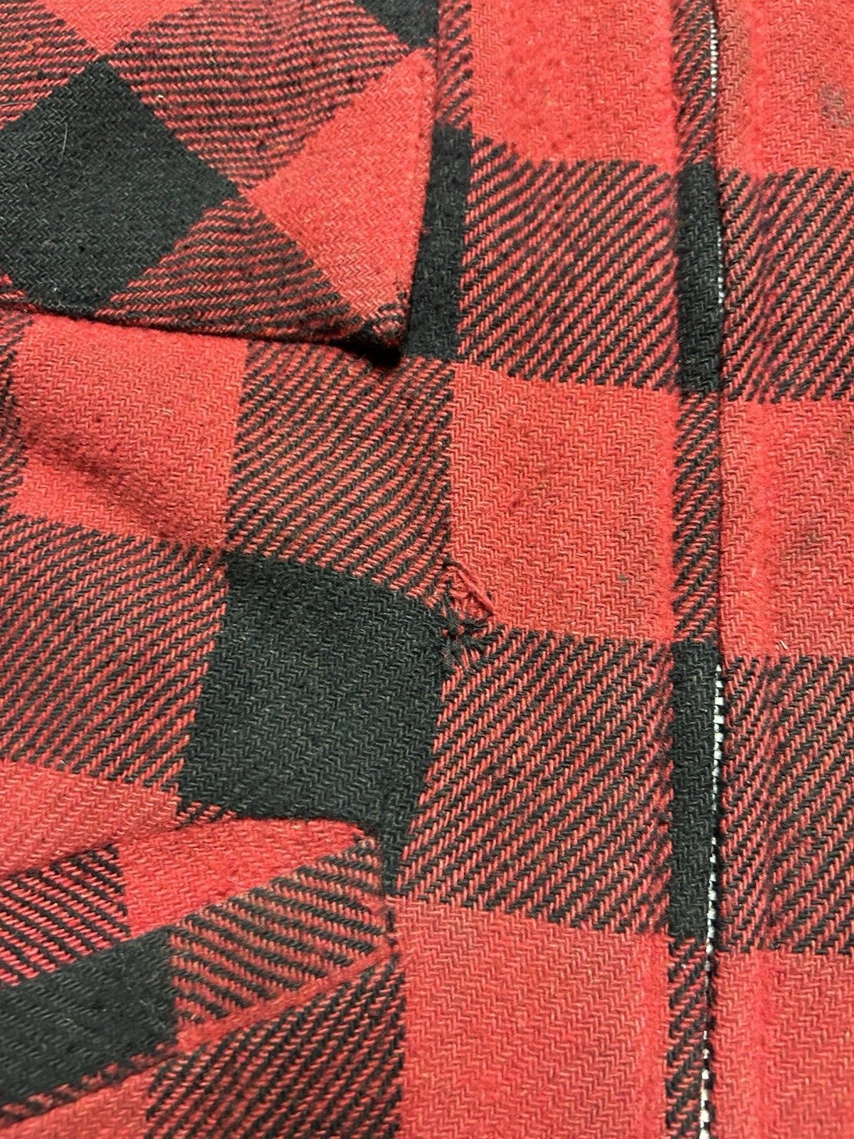Vintage Vtg wool zip jacket buffalo plaid Weatherguard quilted large Size US L / EU 52-54 / 3 - 8 Thumbnail