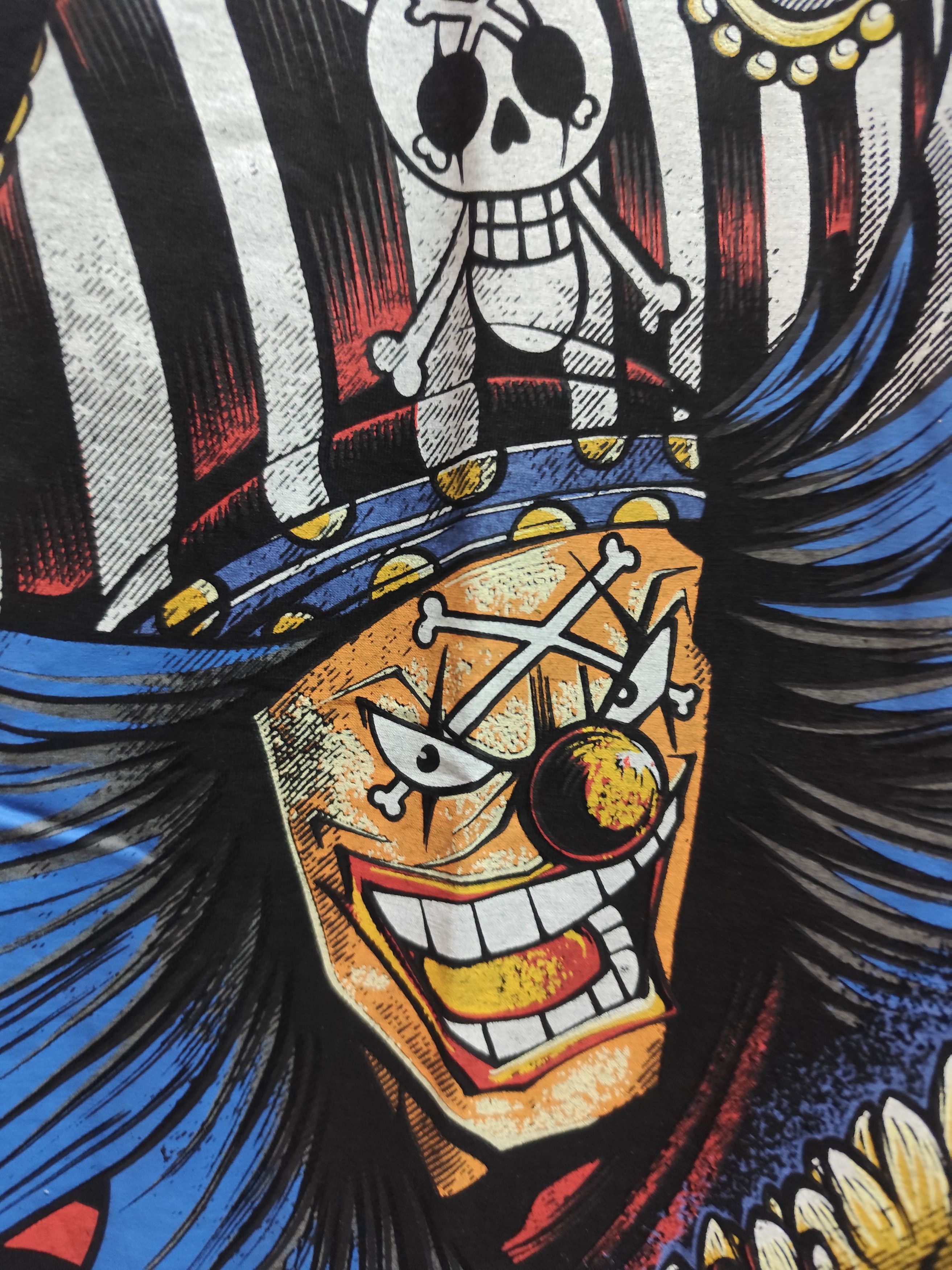 Anime × Japanese Brand × One Piece One Piece : Yonkou x Jolly Roger AOP Bootleg Tee Size M Size US M / EU 48-50 / 2 - 5 Thumbnail