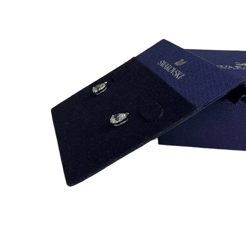 Swarovski Swarovski Attract stud earrings Drop cut, White Size ONE SIZE - 3 Thumbnail
