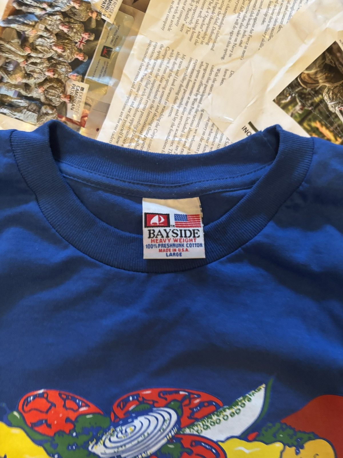 Russell Athletic × Vintage Rare 90s Vintage Vienna Sausage Tee Size US L / EU 52-54 / 3 - 4 Thumbnail