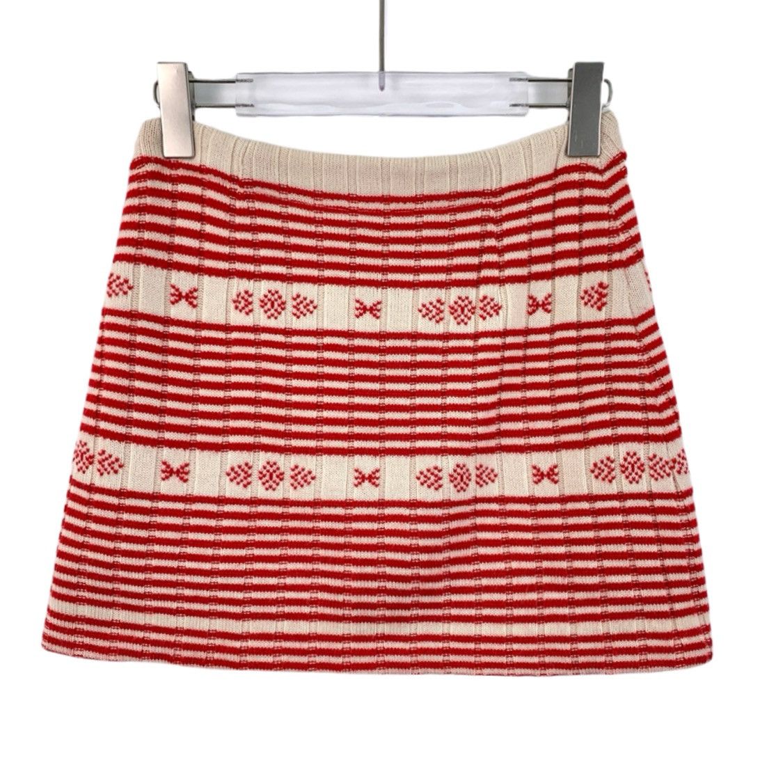 Miu Miu MiuMiu Wool V-neck Long Sleeve Knitted Dress K26WX Size S / US 4 / IT 40 - 5 Thumbnail