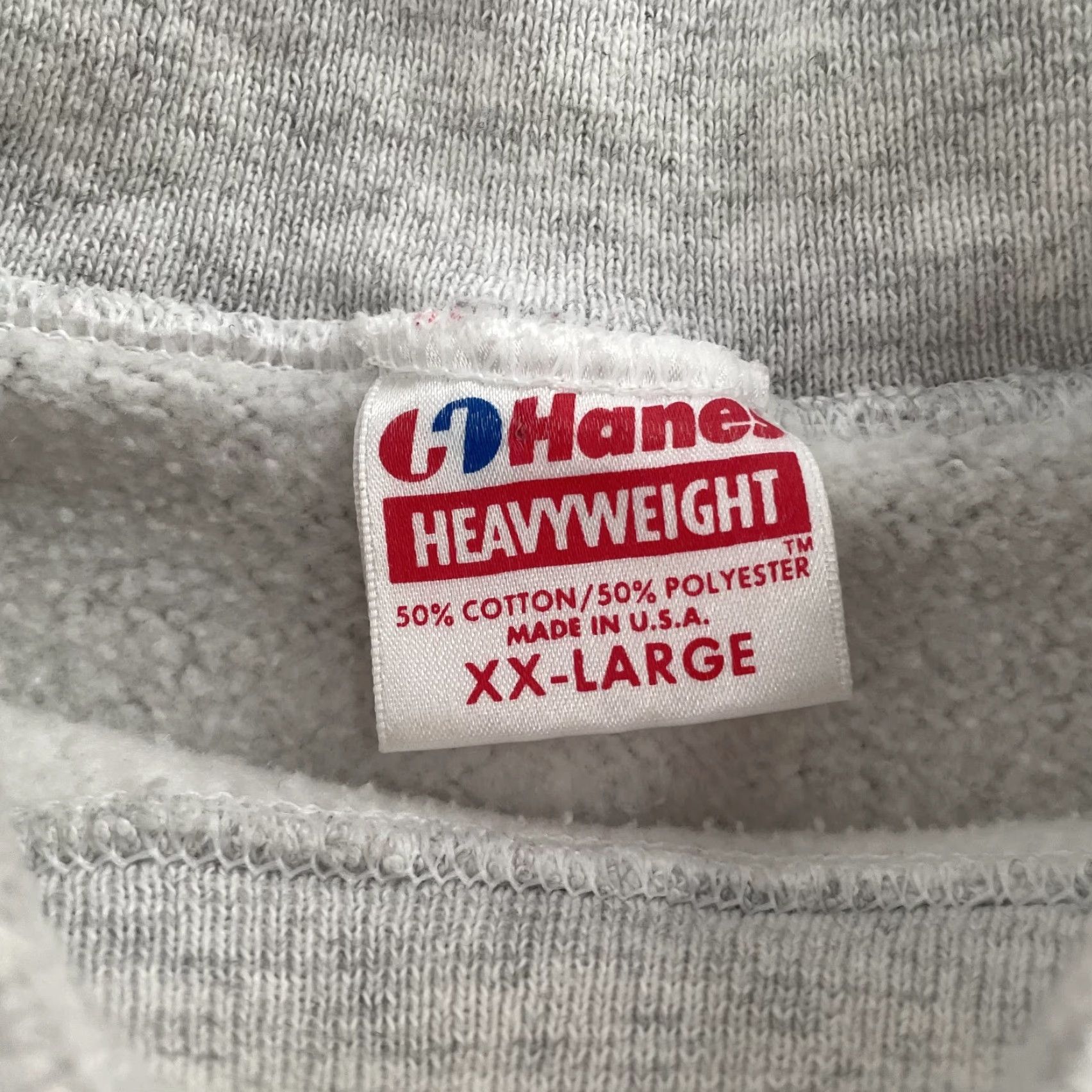 Hanes VINTAGE Hanes Sweatshirt Shirt Adult 2XL Gray Time Square Twin Towers 80s 90s USA Mens Size US XXL / EU 58 / 5 - 5 Thumbnail