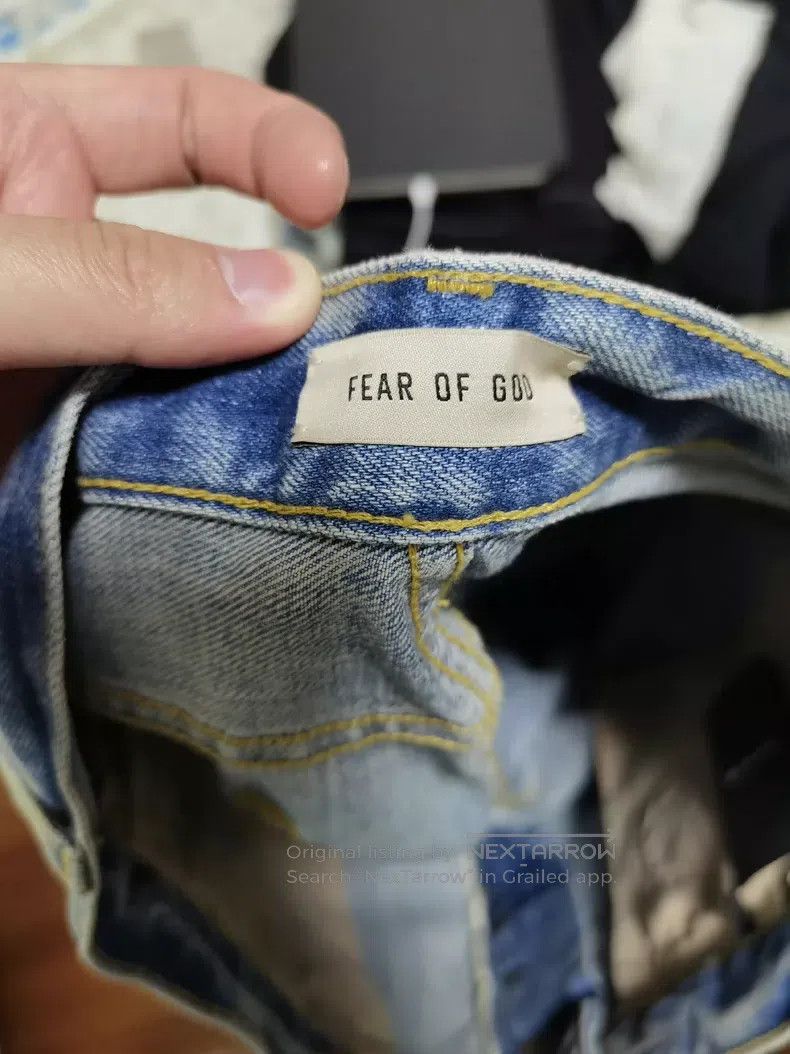 Fear of God Fear of God Blue straight jeans Size US 32 / EU 48 - 4 Thumbnail