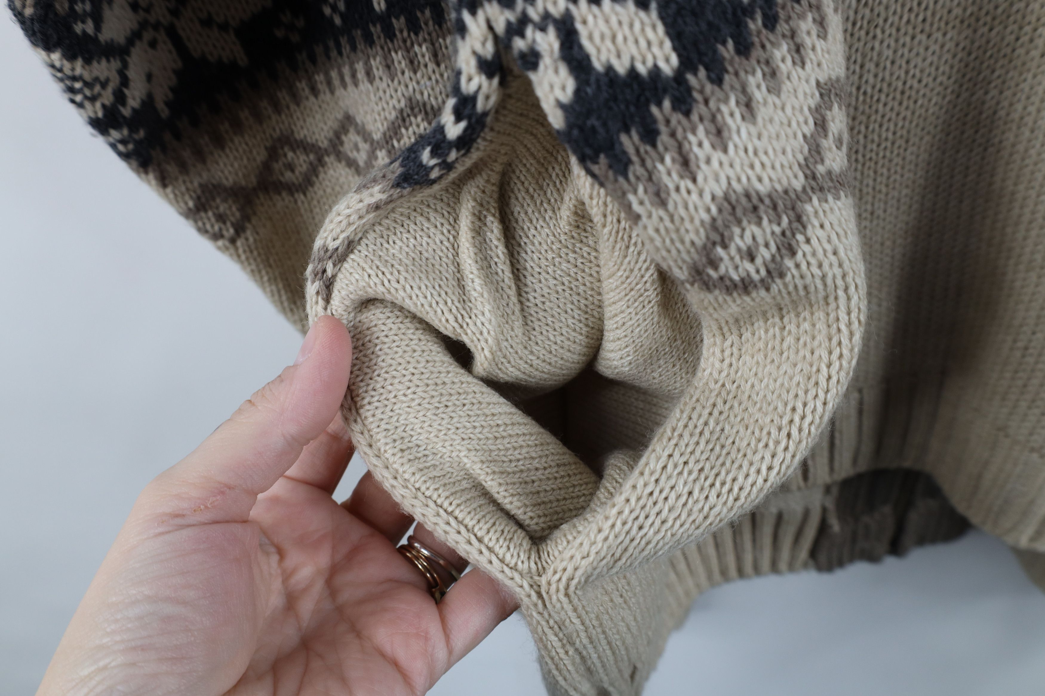 Vintage Vintage 90s Streetwear Knit Full Zip Cardigan Sweater Size US L / EU 52-54 / 3 - 9 Thumbnail