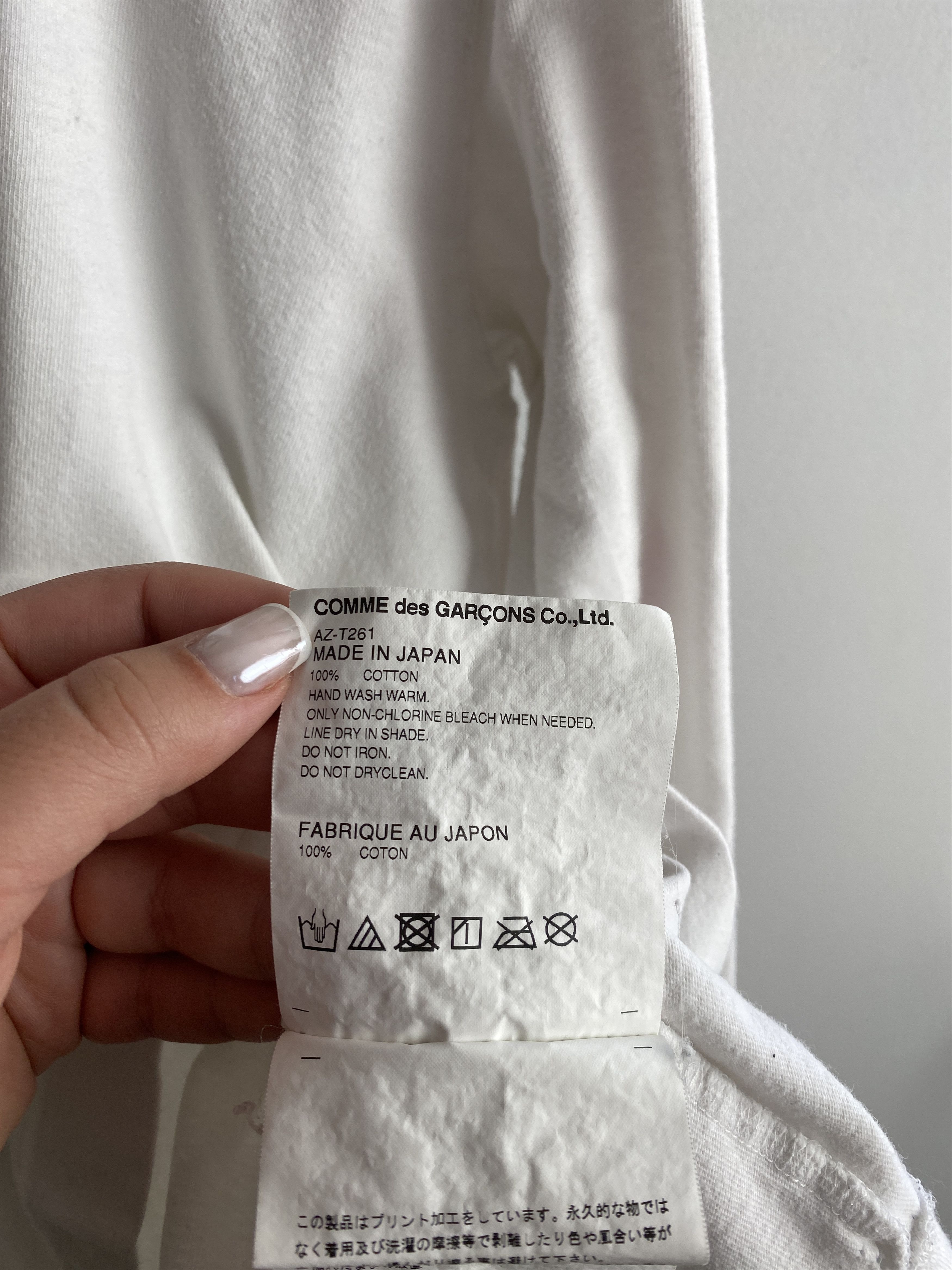 CDG by Comme des Garcons × Comme des Garcons PLAY CDG Comme des Garcons Play logo sleeves t-shirt tee Size M / US 6-8 / IT 42-44 - 6 Thumbnail