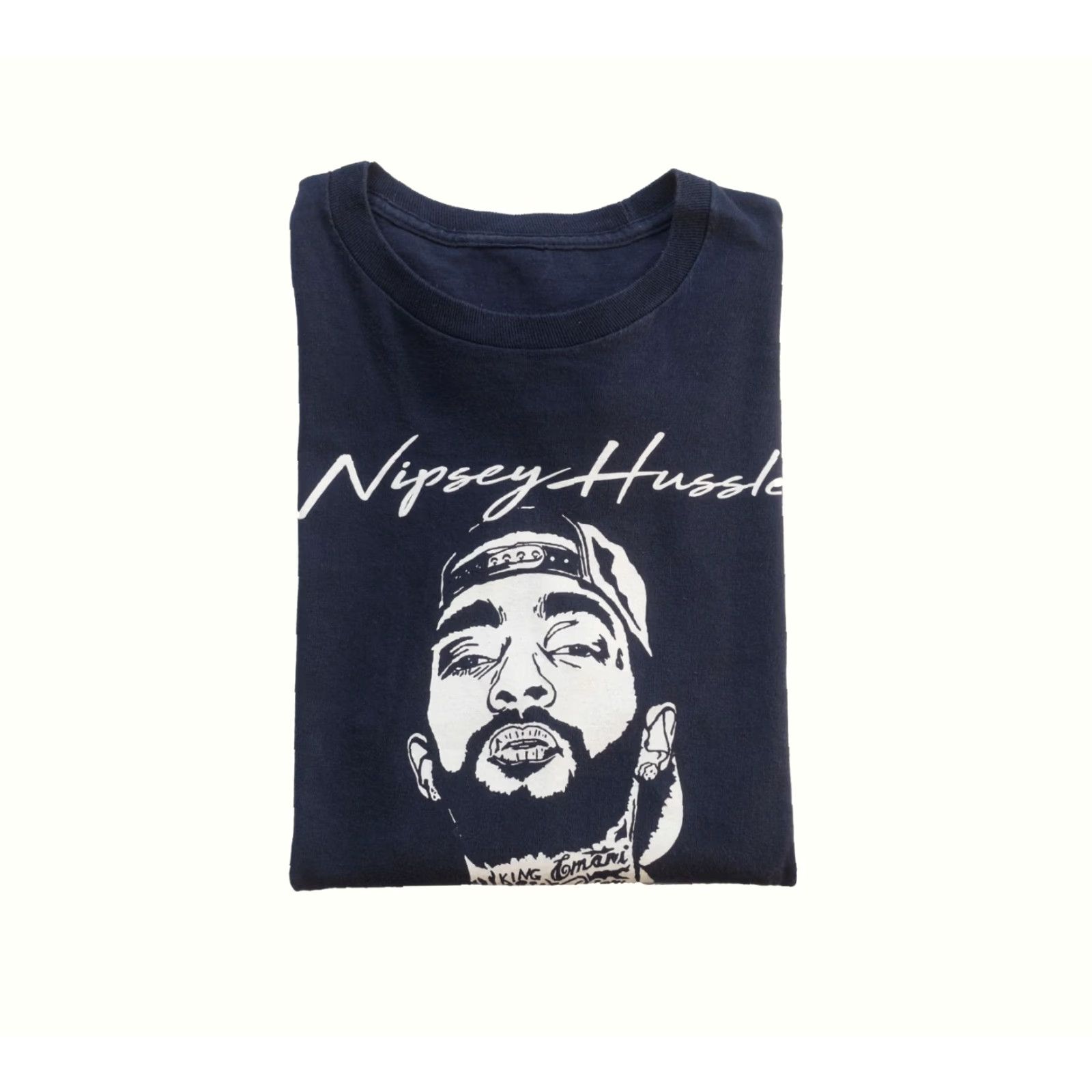 Vintage NIPSEY HUSSLE MARATHON OWNERSHIP MUSIC TOUR Y2K BLUE LONG SLEEVE T SHIRT MEN L Size US L / EU 52-54 / 3 - 2 Thumbnail