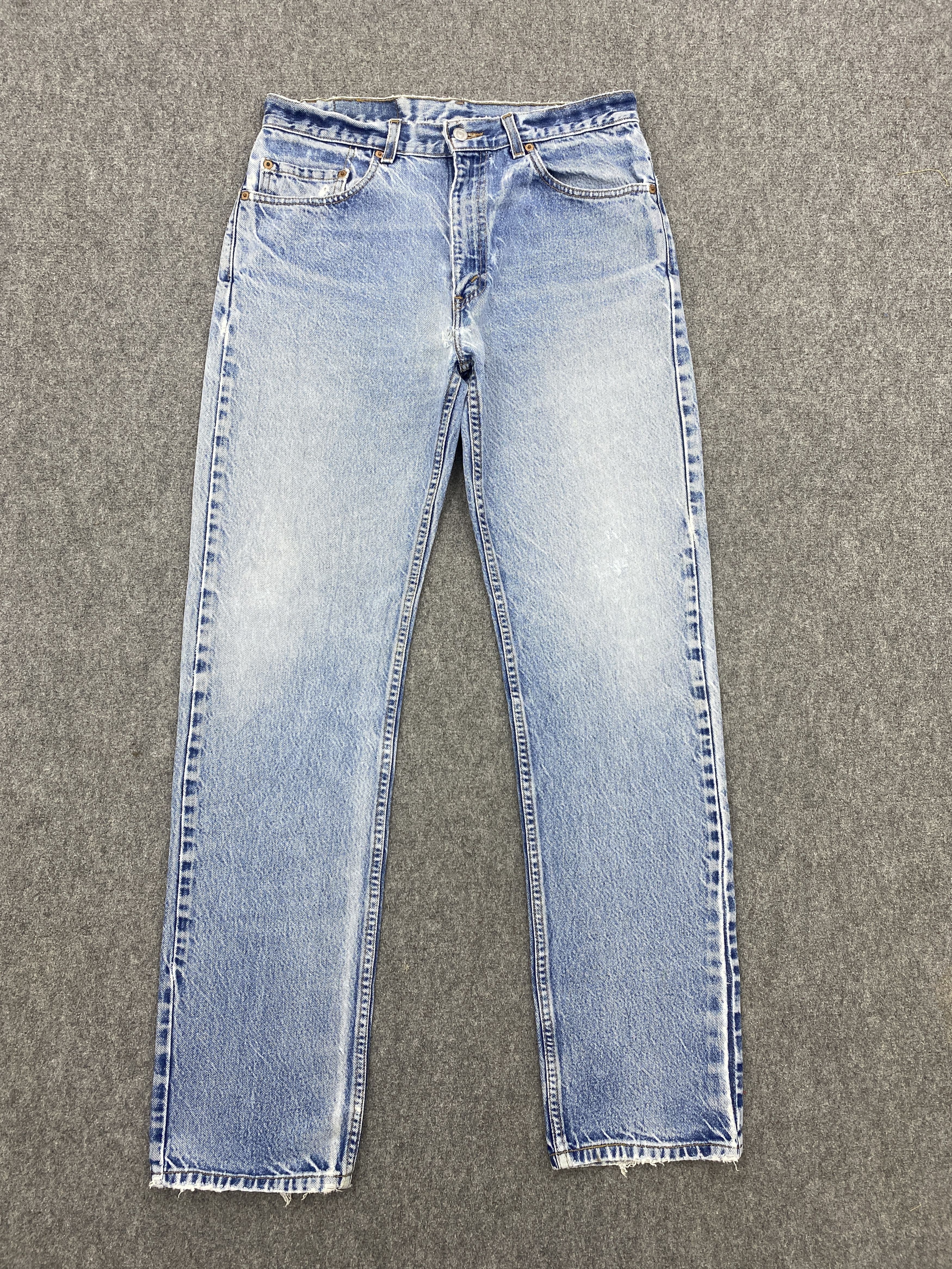 Levi's Vintage 90s Levis 505 Light Washed Jeans DP2674 Size US 31 - 1 Thumbnail