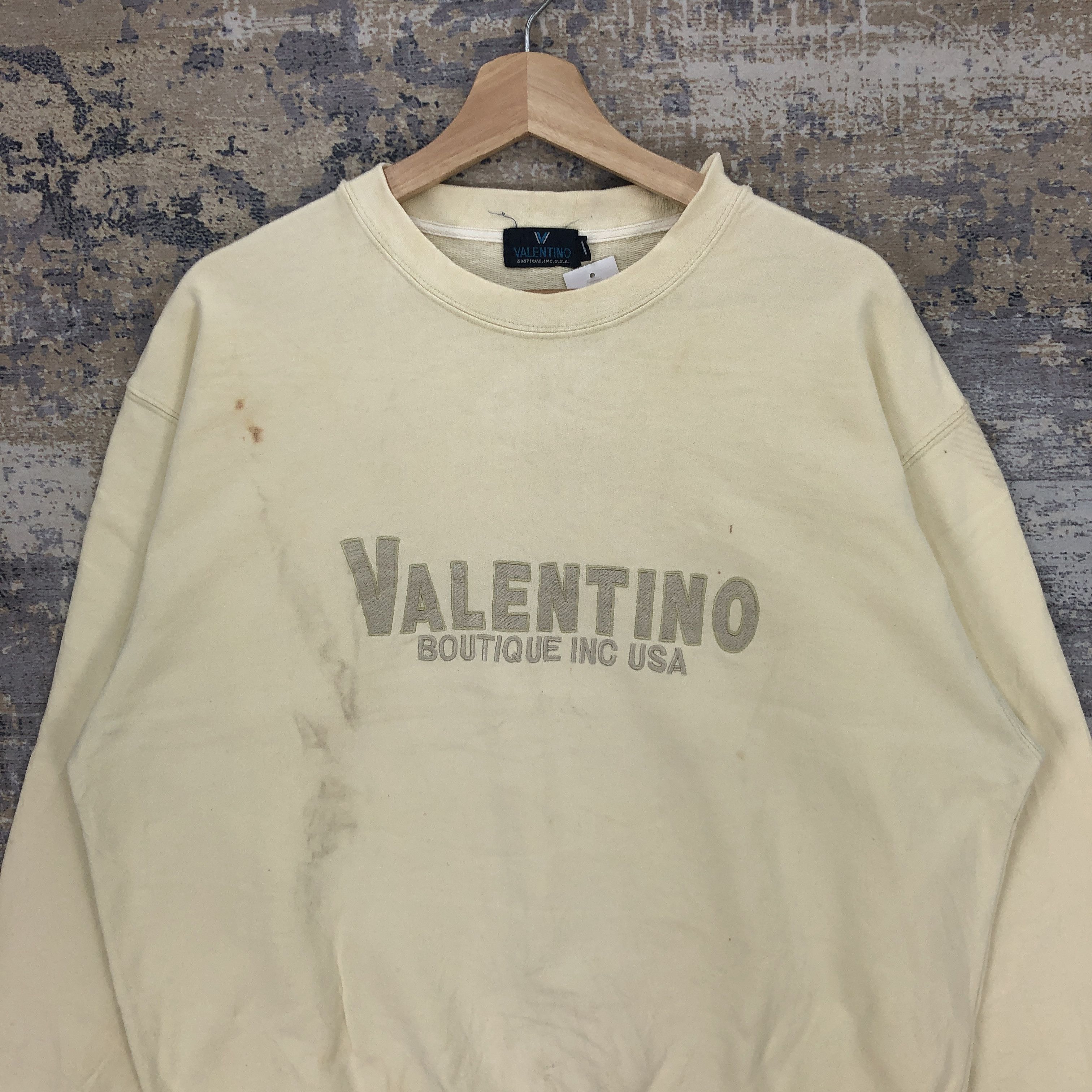 Valentino Vintage 90s Valentino Sweater Valentino Sweatshirt Jumper Size US L / EU 52-54 / 3 - 4 Thumbnail