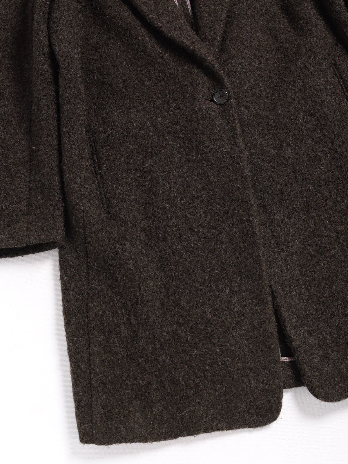 Etro Etro Milano Lana Wool Long Coat Brown Khaki Olive Jacket Size US M / EU 48-50 / 2 - 4 Thumbnail