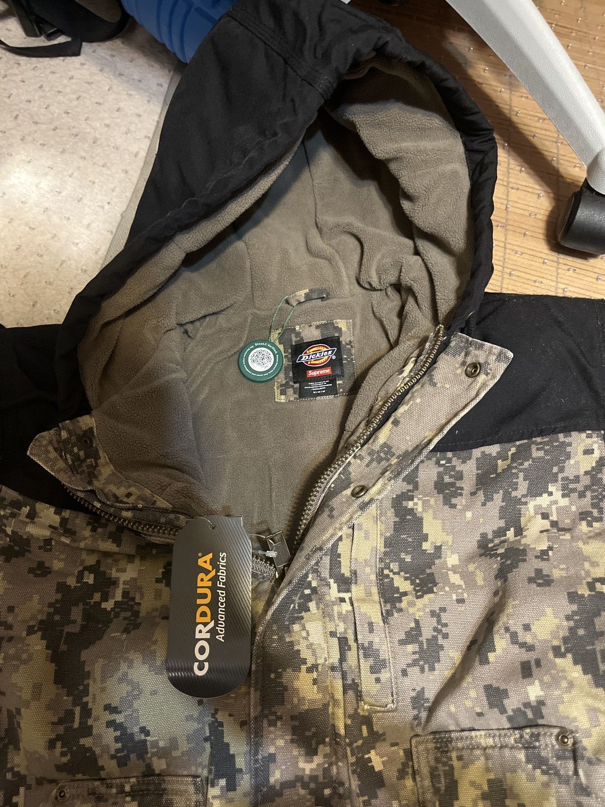 Dickies × Supreme Supreme Dickies Cordura Hooded Work Jacket Size US M / EU 48-50 / 2 - 5 Thumbnail