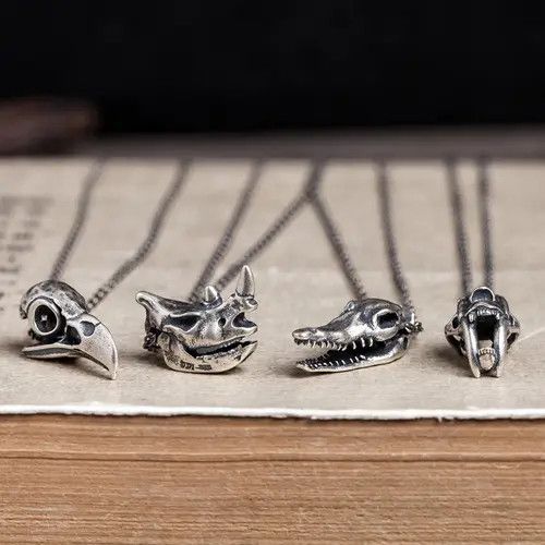 Other Skull Retro STEAL! Y2K Chains Necklace Chain Size ONE SIZE - 2 Thumbnail
