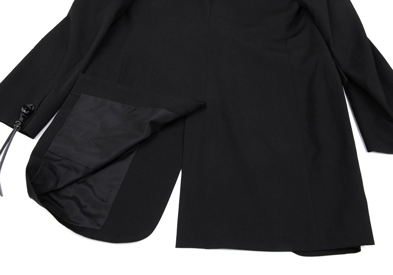 Yohji Yamamoto Yohji Yamamoto Wool Gabardine Long Jacket Size US L / EU 52-54 / 3 - 15 Thumbnail