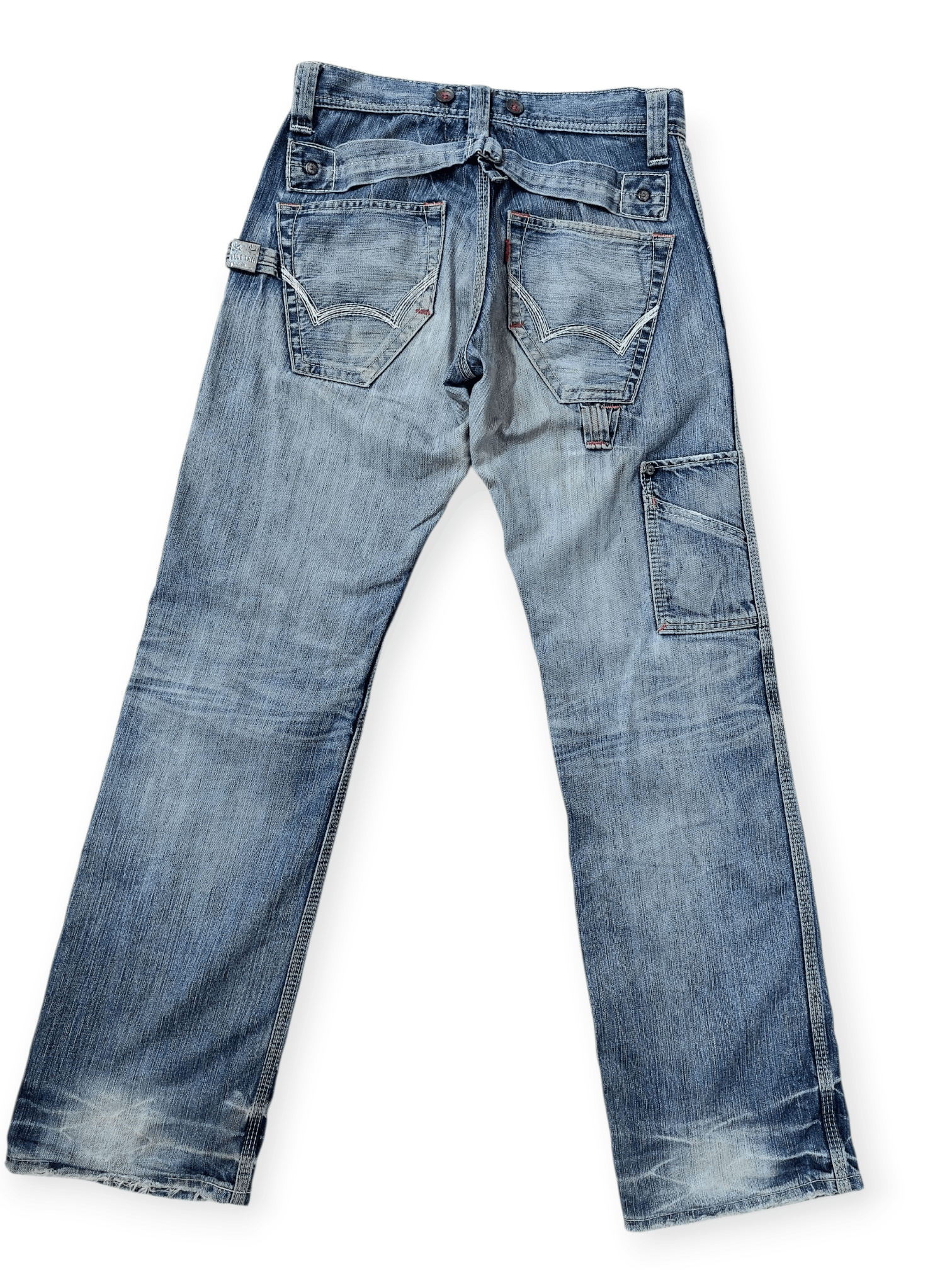 Edwin Edwin Retro Blue trip Buckle Back Unique Pocket Denim Size US 30 / EU 46 - 18 Thumbnail