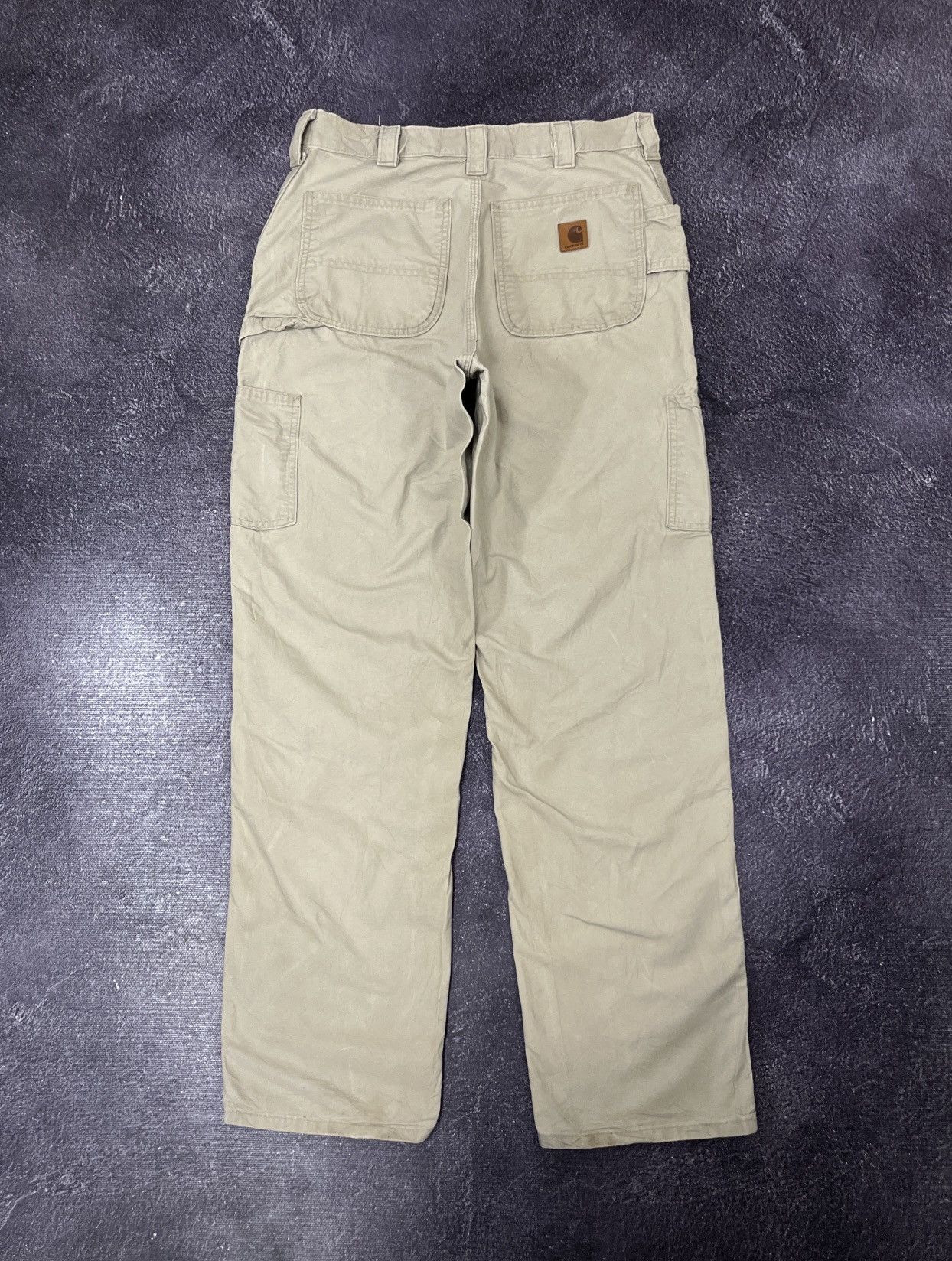 Carhartt × Vintage Vintage 90s Carhartt Y2K Faded Work Baggy Pants Jeans Size US 33 - 1 Thumbnail