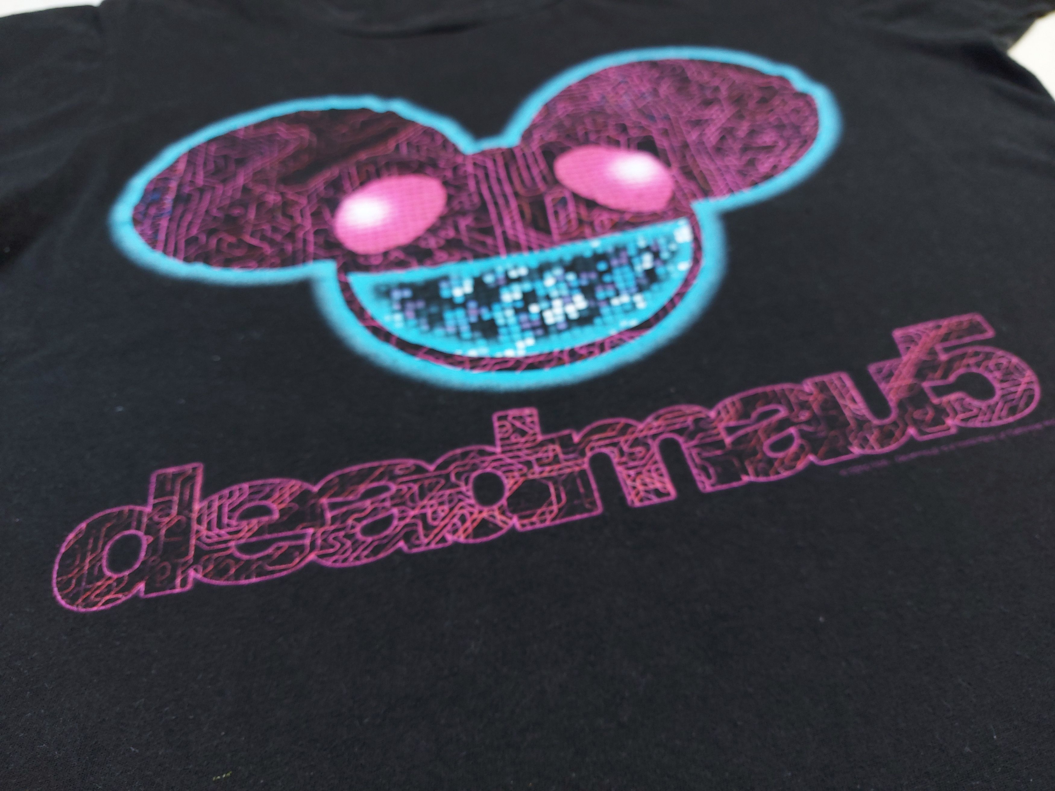 Band Tees 2010 Deadmau5 Pixel 8-Bit Official Merch TEE Size US M / EU 48-50 / 2 - 7 Thumbnail