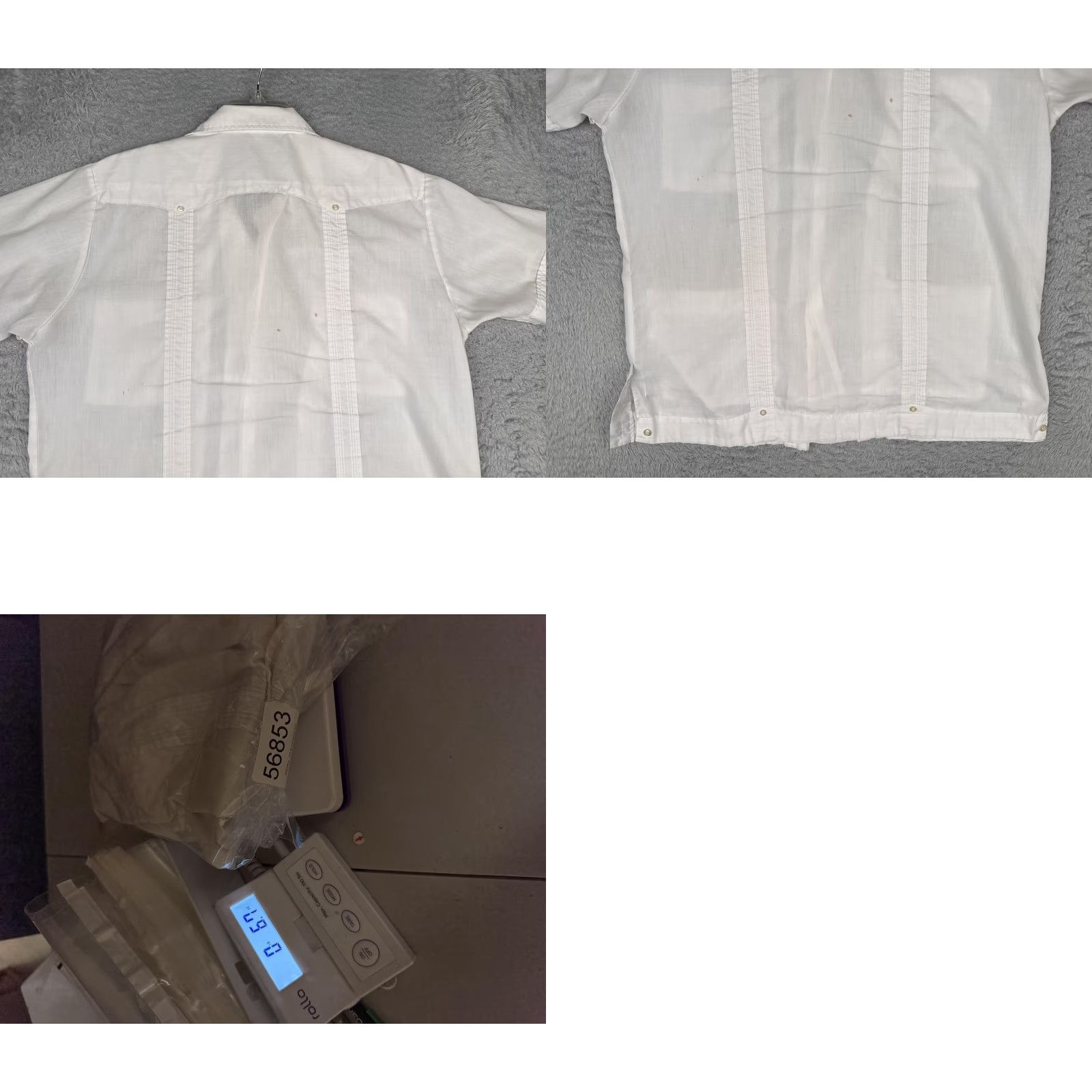 Vintage Weekender Shirt Mens Large White Short Sleeve Guayabera Button Pockets Casual Size US L / EU 52-54 / 3 - 9 Thumbnail